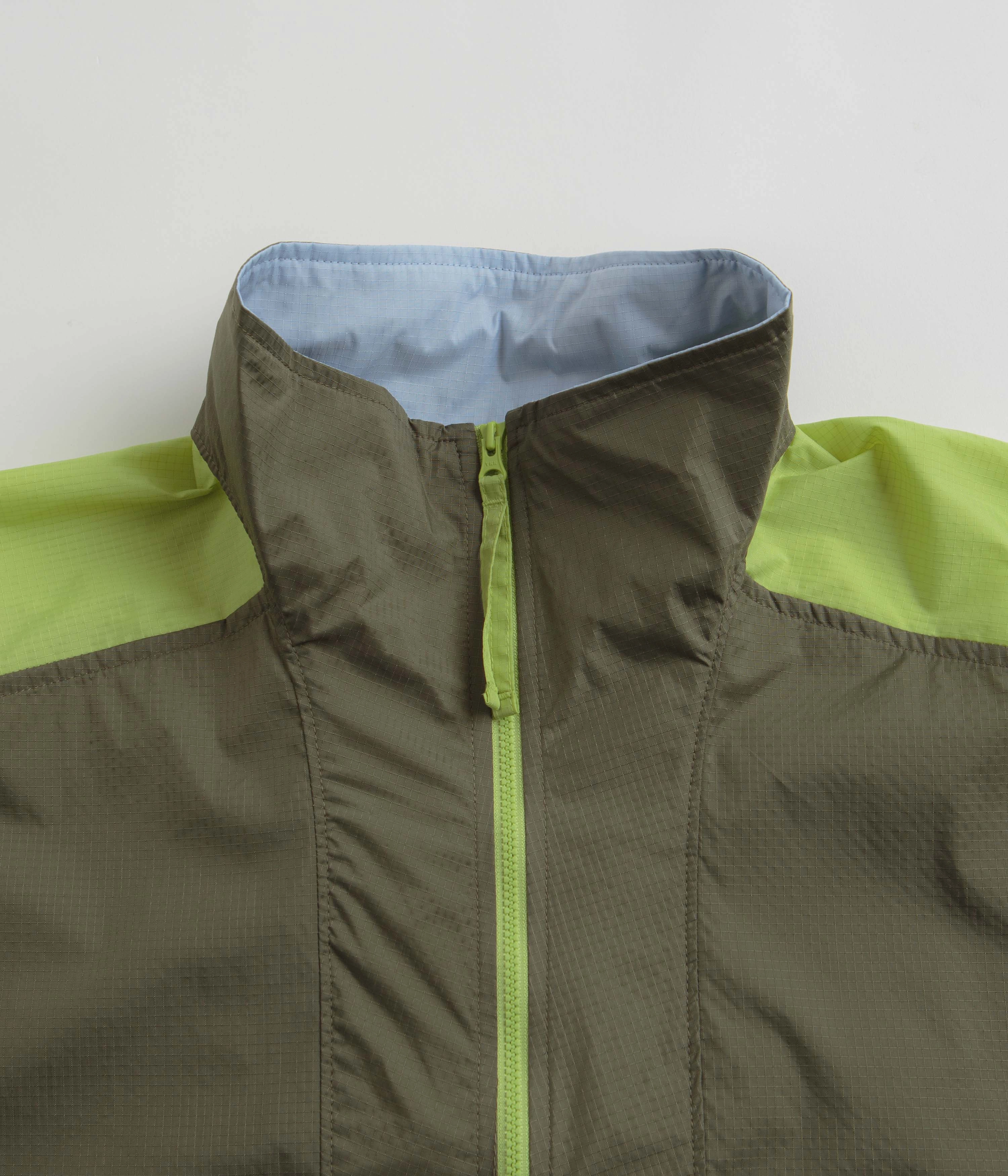 Weatherproof Zipper Tech Columbia Riptide Anorak - Stone Green / Napa Green / Whisper