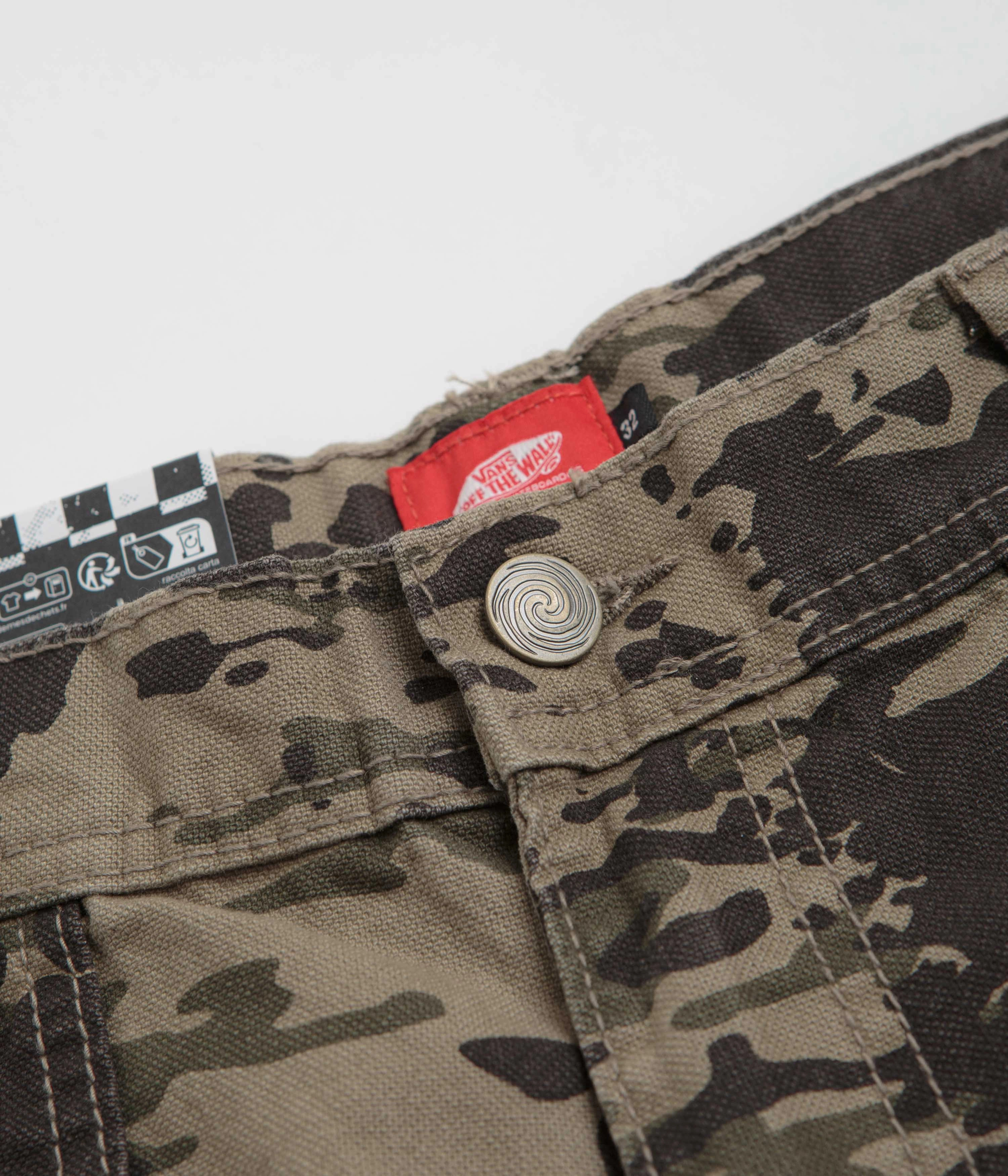 Roll Resistant Waist Sport Friendly Vans Skate Utility Loose Shorts - Walnut