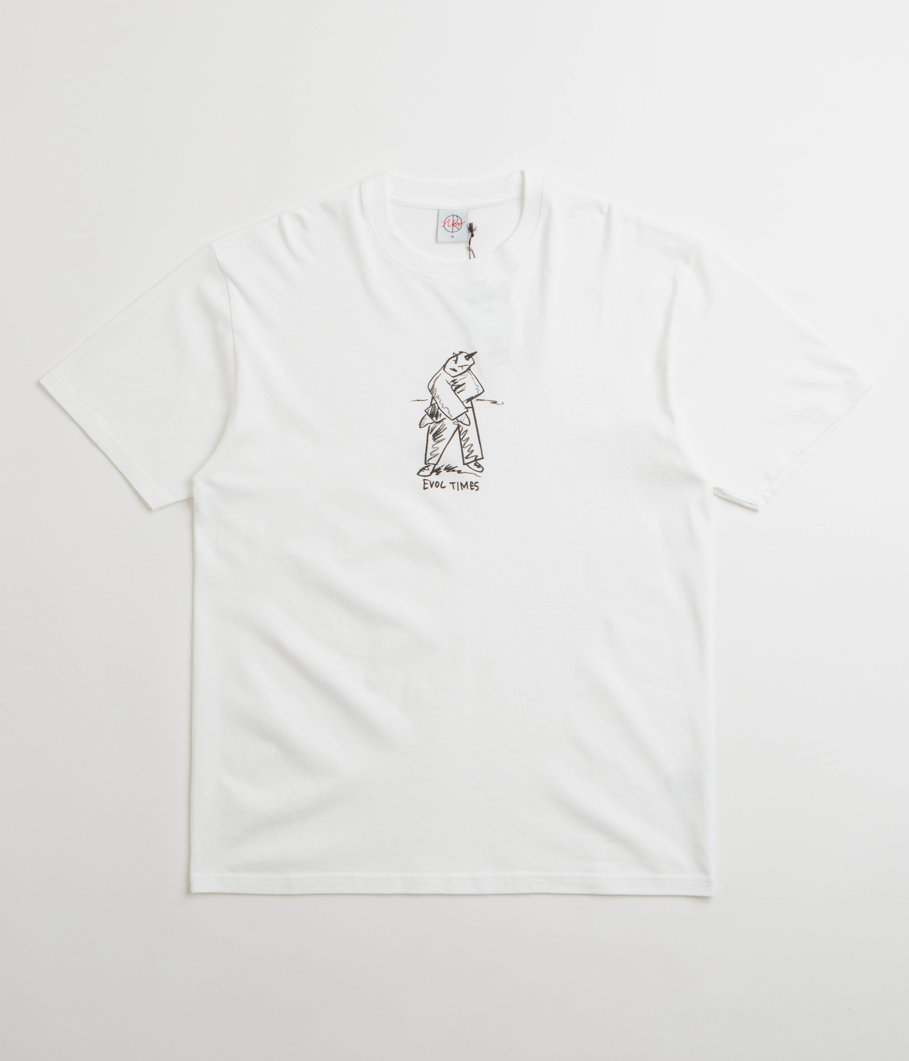 Casual Layer Look Stylish Layering Polar Evol Times T-Shirt - White