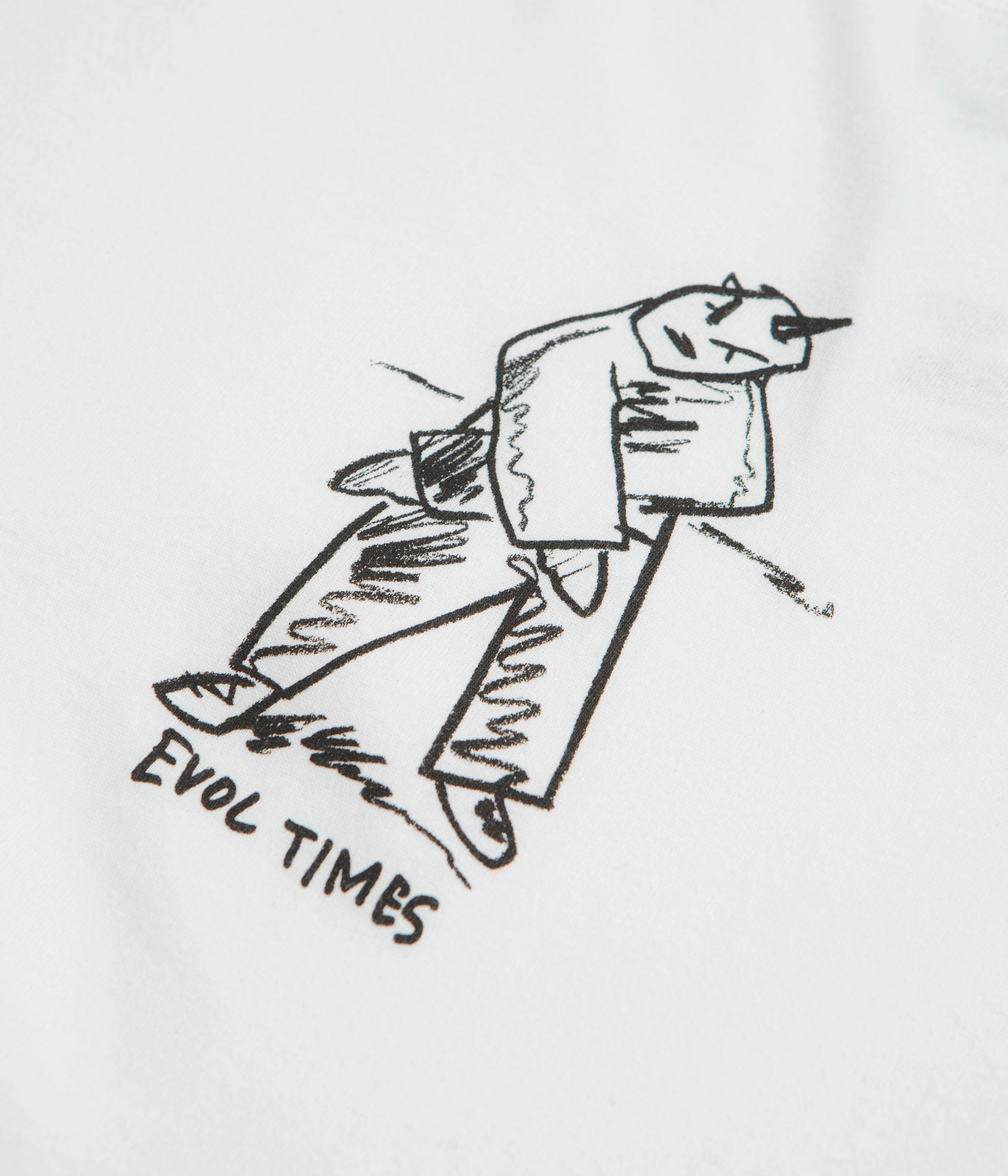 Polar Evol Times T-Shirt - White FadeResistant Trendy Fashion