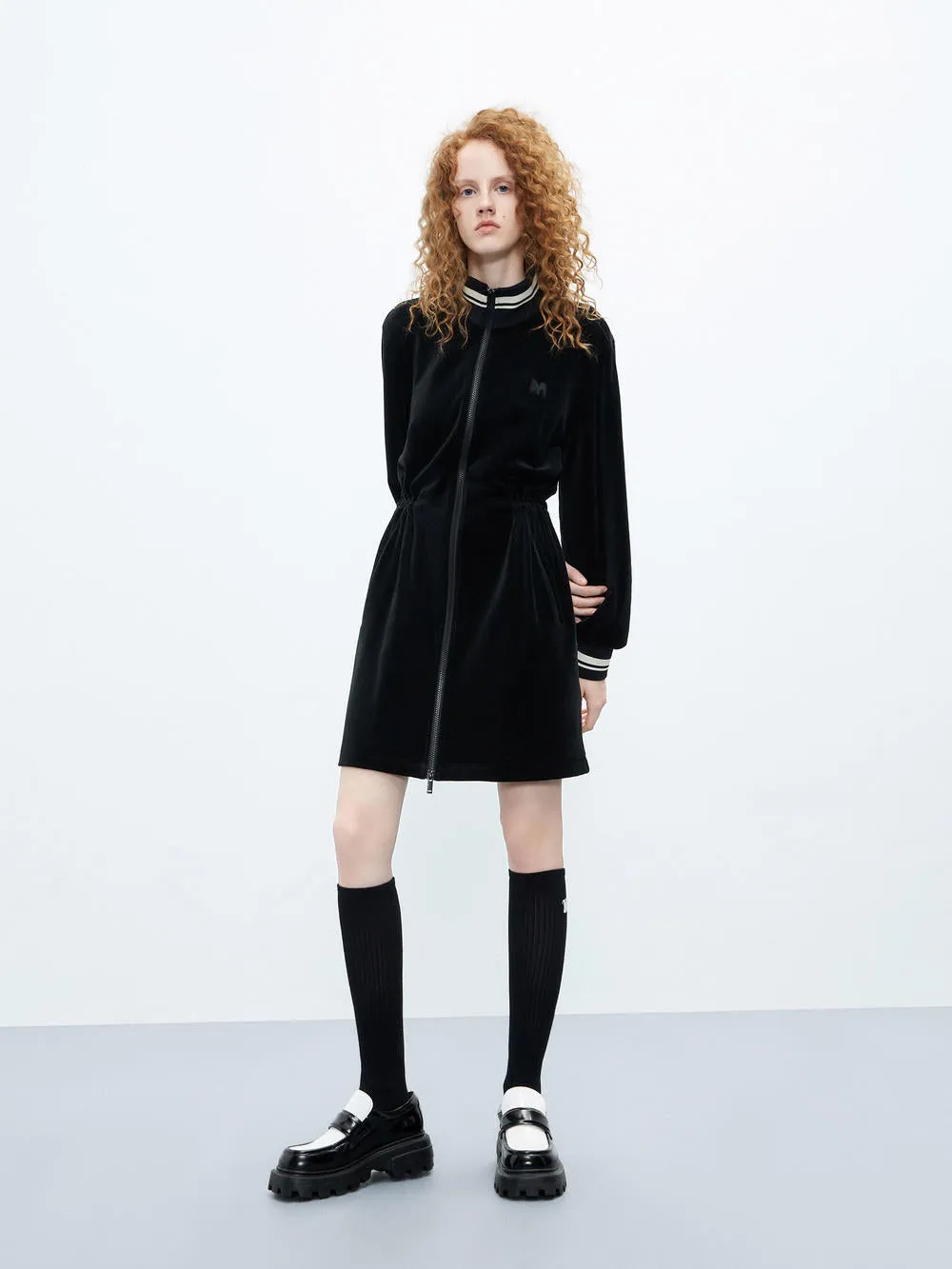 Light Touch Velvet Touch Mini Dress