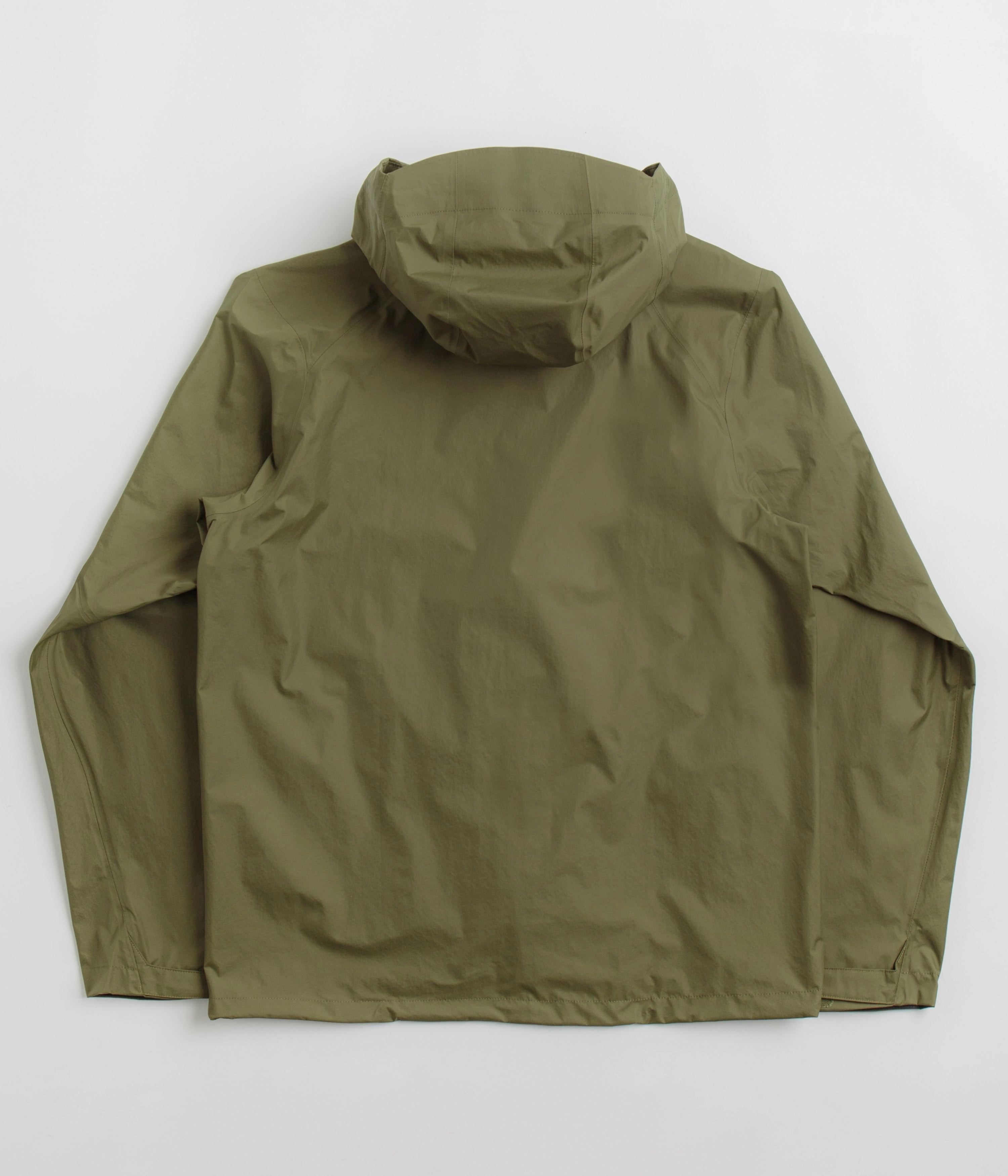 Wind Resistant Noise Reduced Fabrics Patagonia Torrentshell 3L Jacket - Tent Green