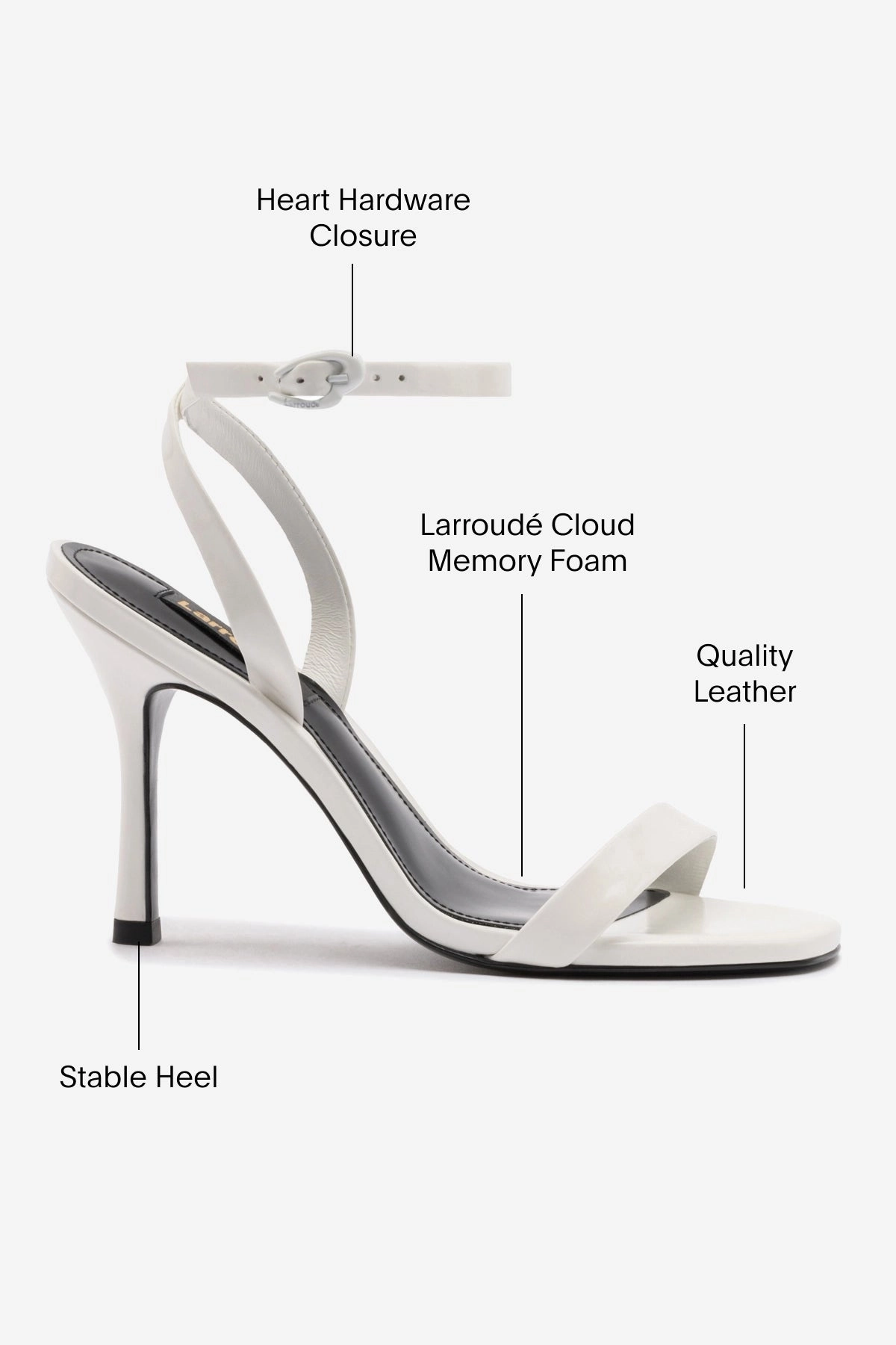 Veronina Sandal In White Patent Leather Sea Fun