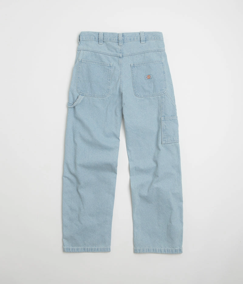 Dickies Stevensville Carpenter Jeans - Vintage Aged Blue Travel Fit Snag Resistant Fabric