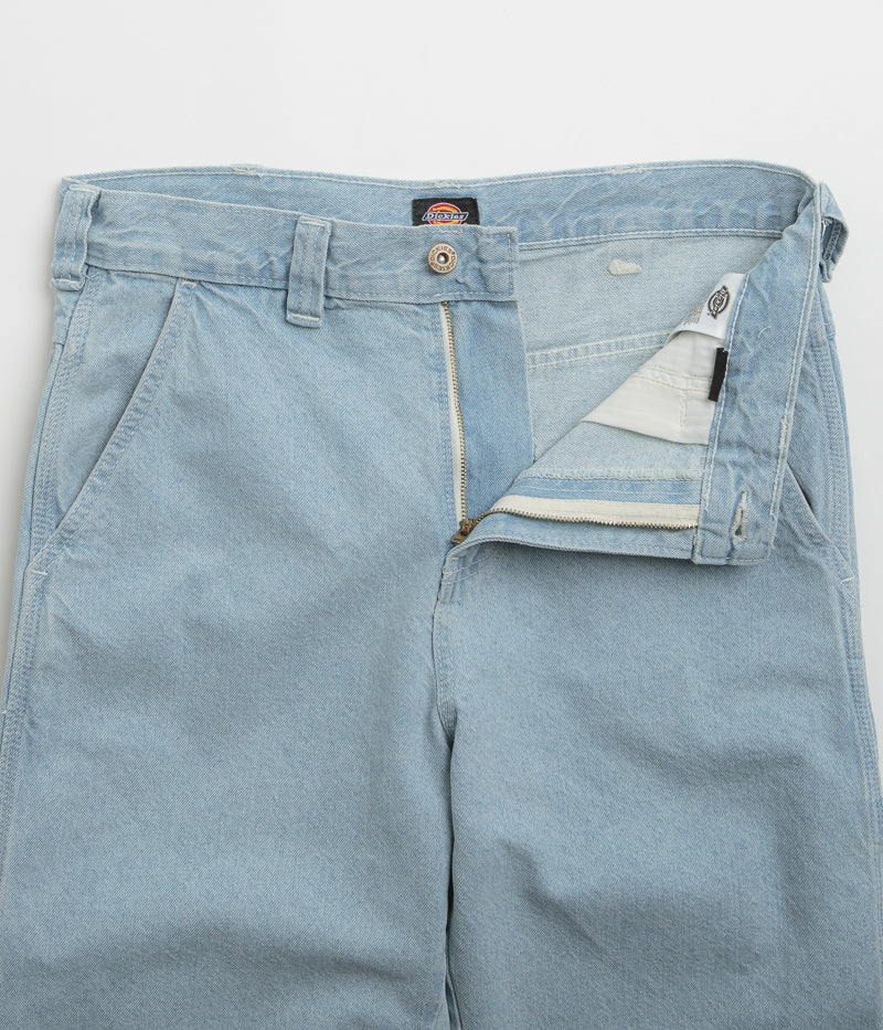 Relaxed Fit Design Dickies Stevensville Carpenter Jeans - Vintage Aged Blue