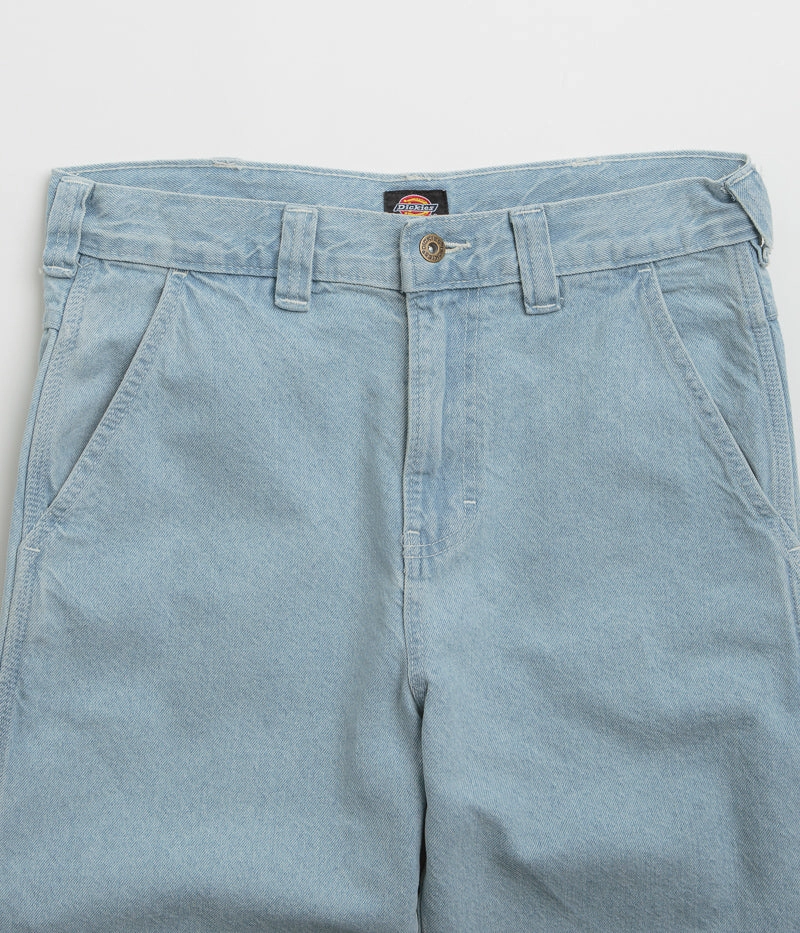 Dickies Stevensville Carpenter Jeans - Vintage Aged Blue Breathable Stretch Multipurpose Design