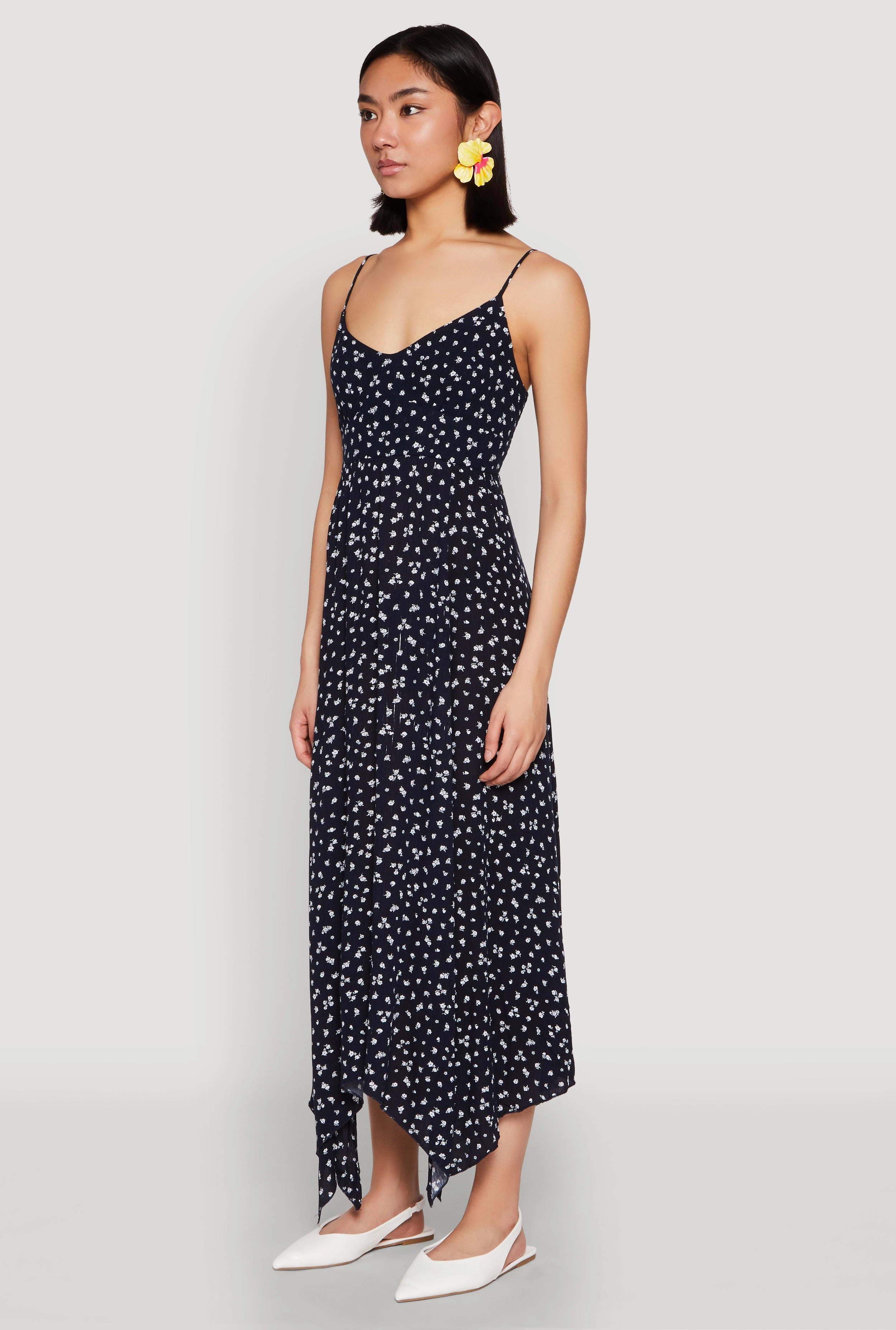 Resort Vibes Timeless Look Wear Floral Print Slit Hem Maxi Dress