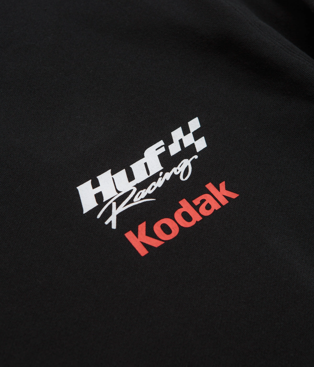 HUF x Kodak Ride The Lightning Crewneck Sweatshirt - Black Comfy Material