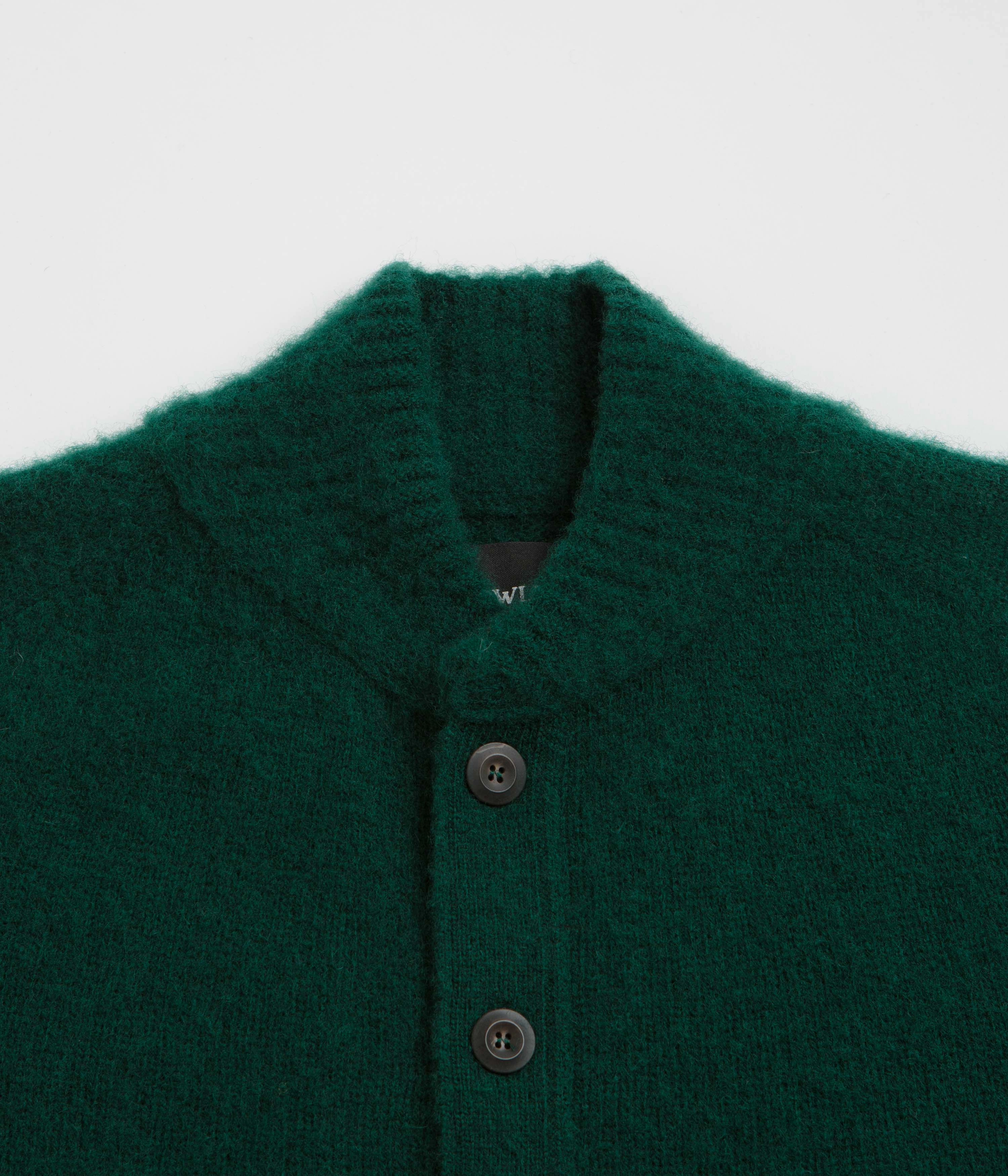Howlin' Four Eyes Cardigan - Forest Warm design Recycled Yarn