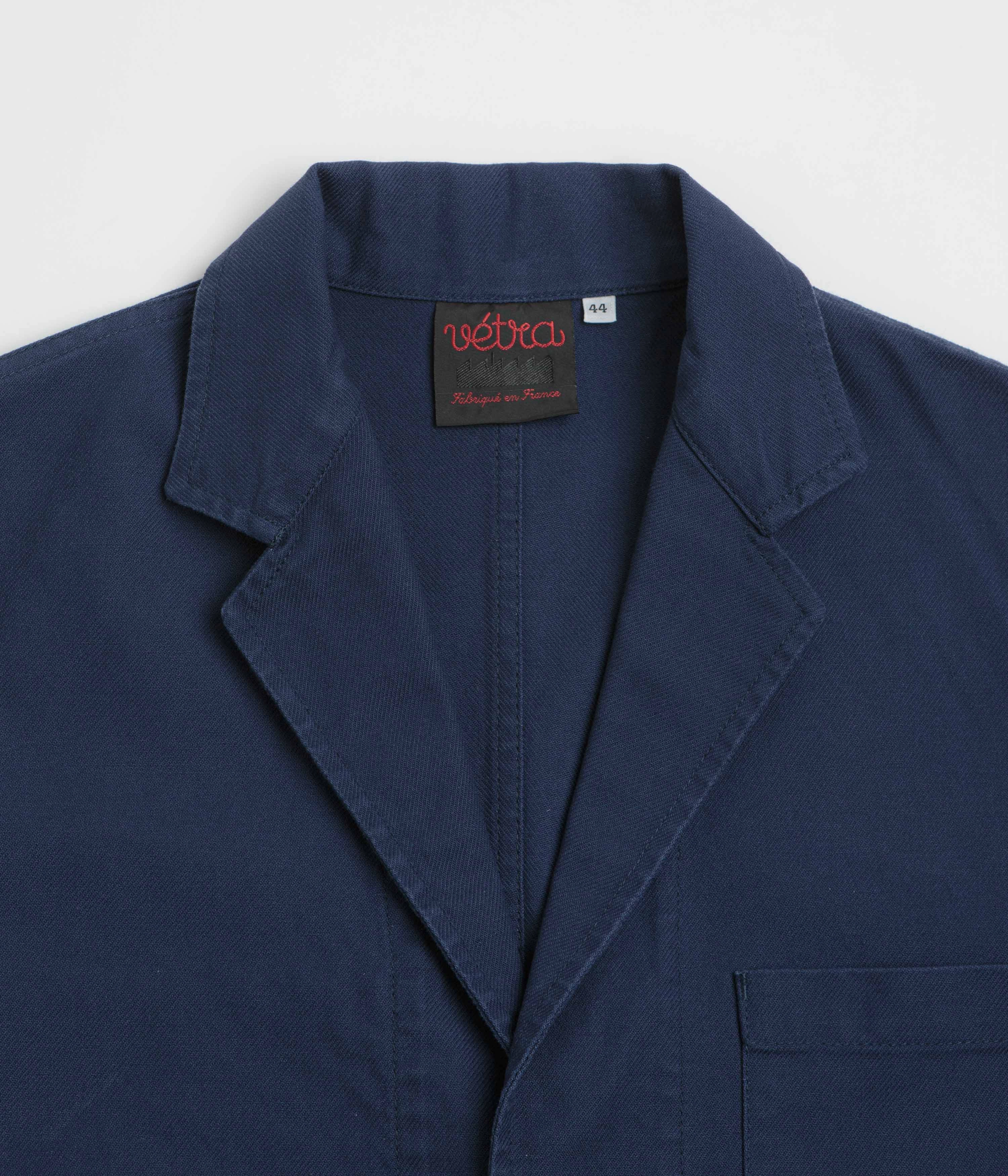 Glow In The Dark Trim Water Resistant Shell Vetra 14 Workwear Blazer - Navy