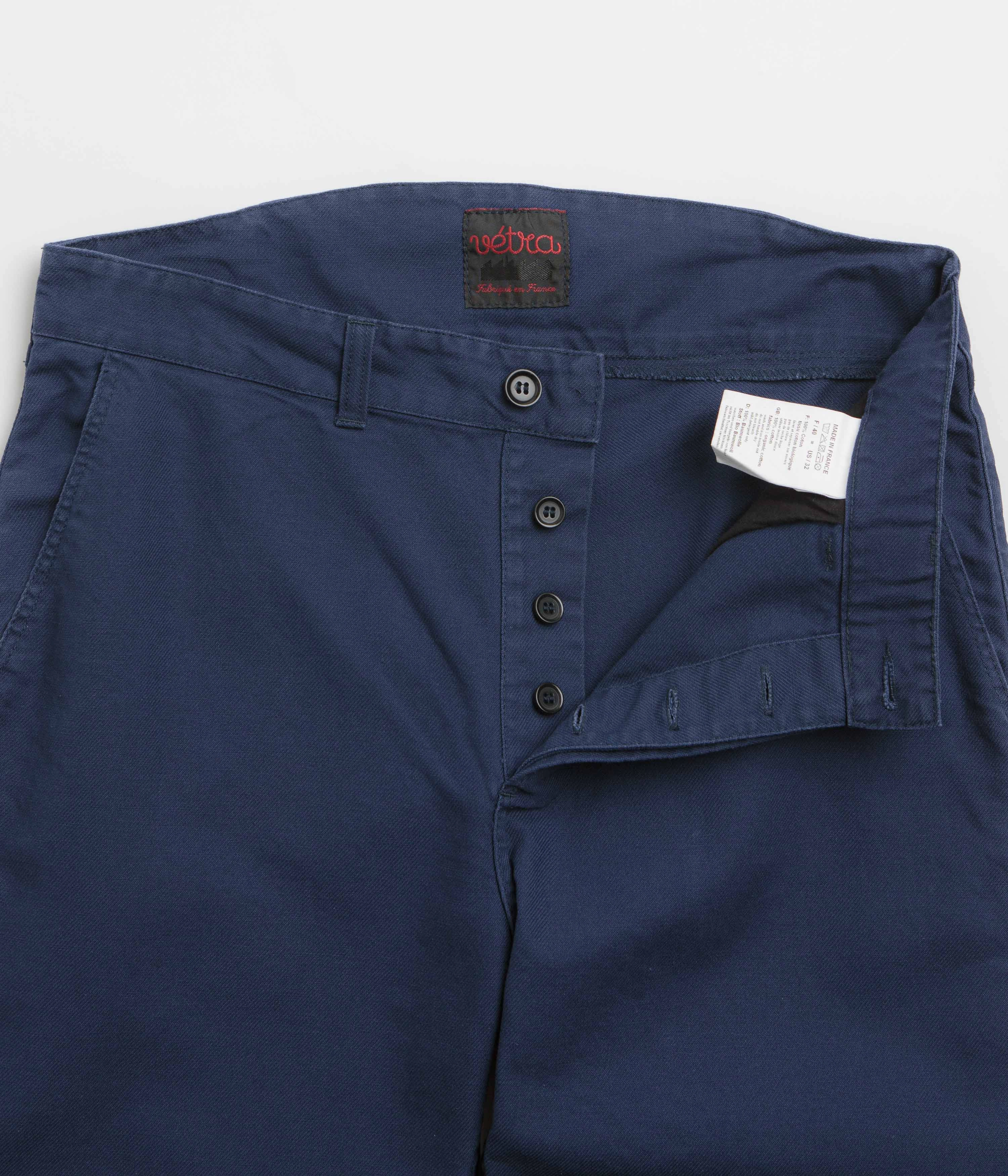 Vetra 500C High Rise Trousers - Navy Breathable mesh lining Minimalist Look