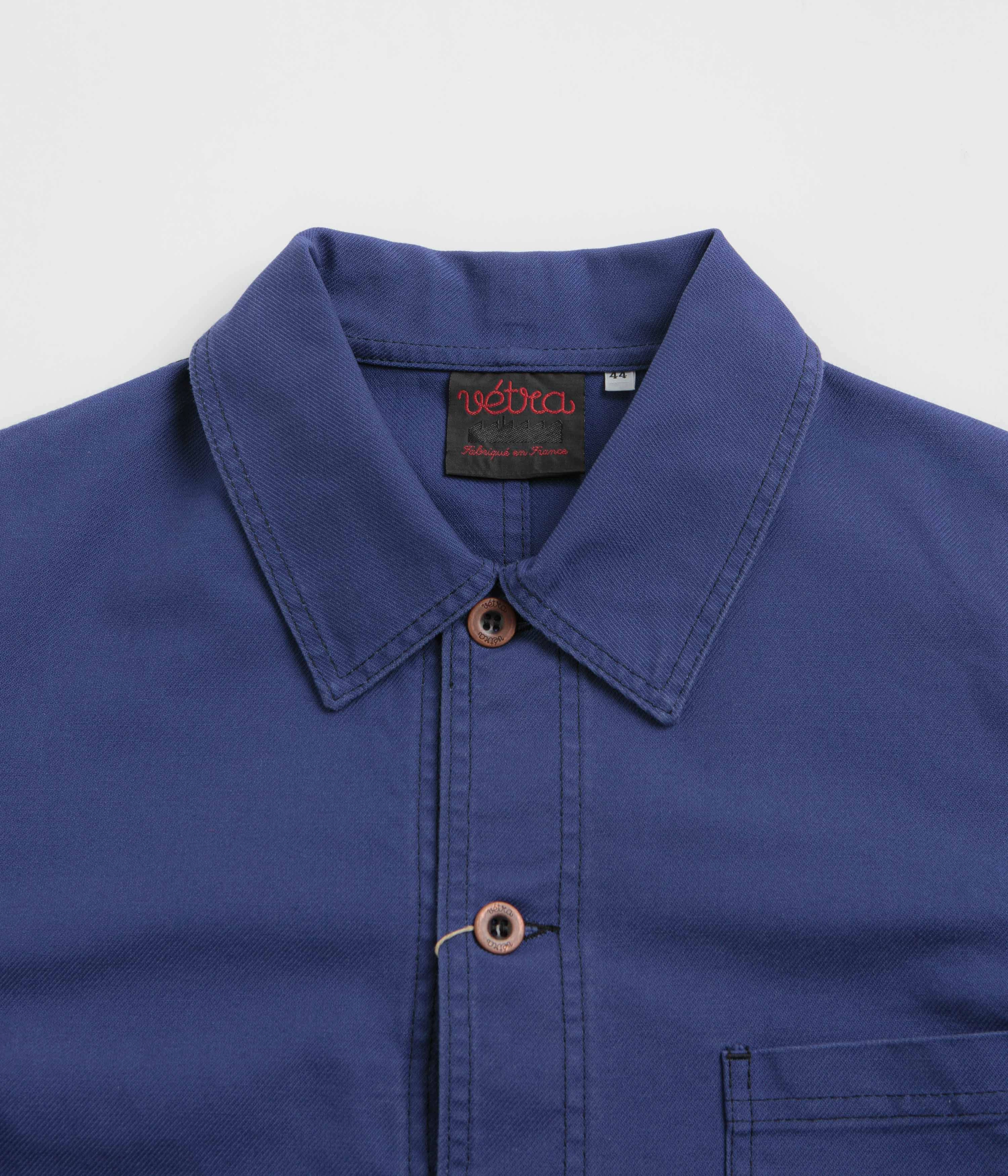 Vetra 5C Organic Workwear Jacket - Washed Hydrone Tear Resistant Weave Magnetic Closures