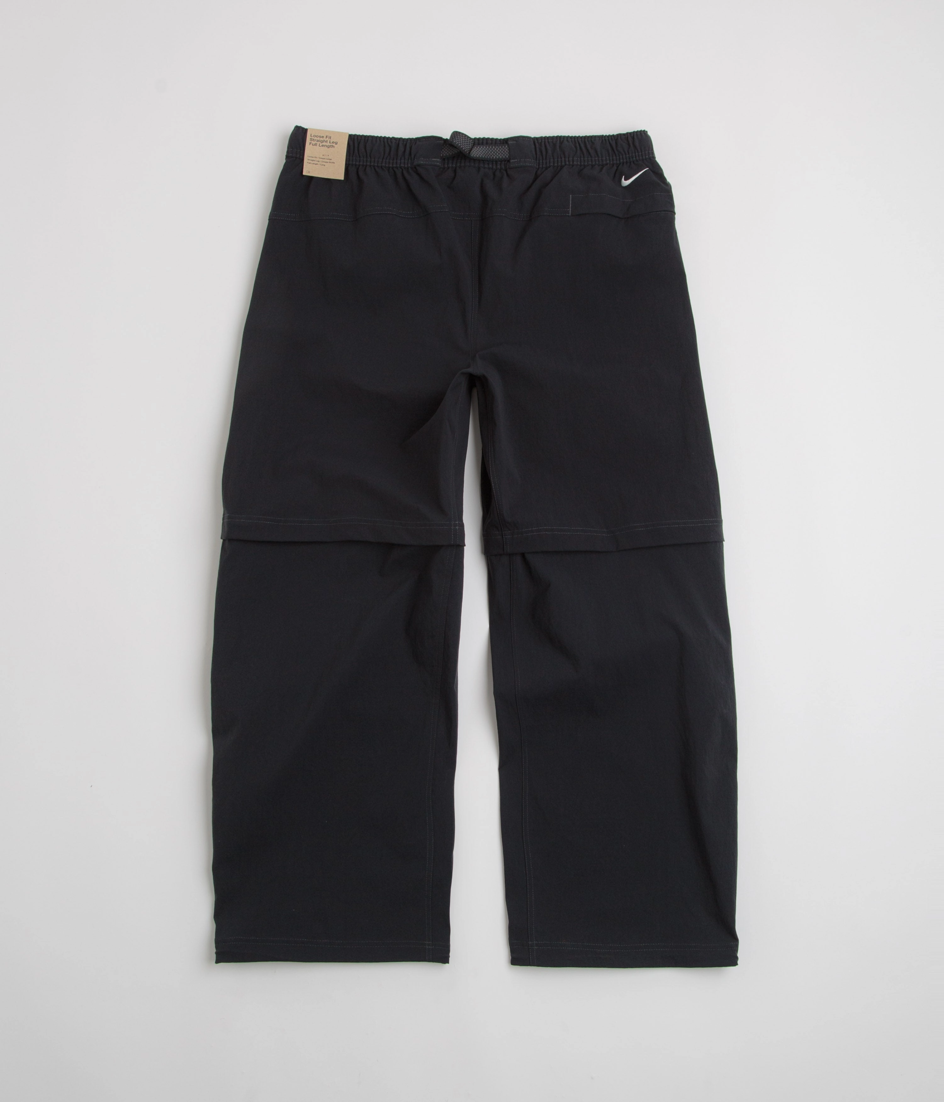Nike ACG Zip Smith Summit Cargo Pants - Black / Anthracite / Summit White Fashion Fit Blackout fabric