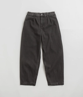 Quick Access Zippers Flexible Knees Poetic Collective Denim Balloon Pants - Grey Wash