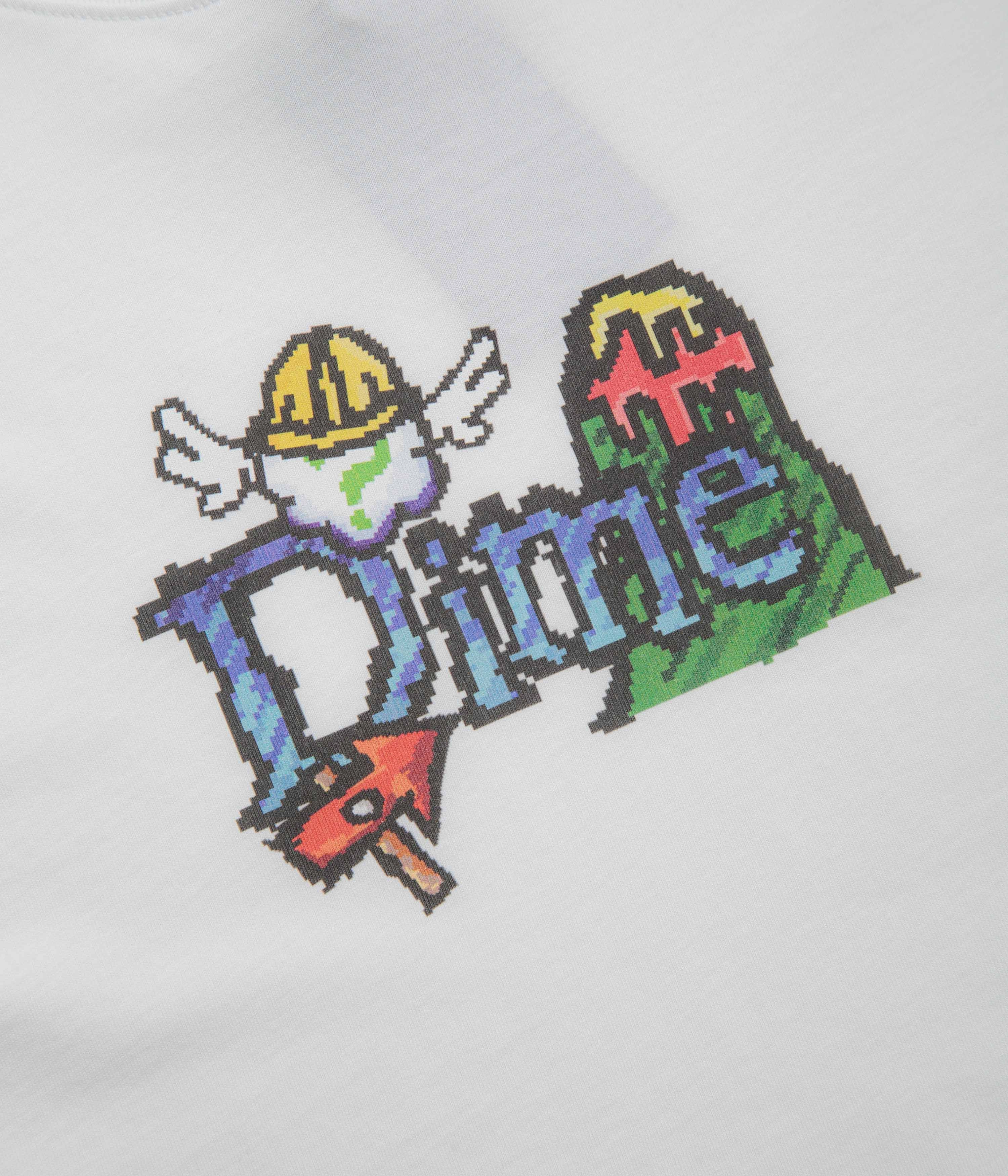 Dime Classic Fuzzy T-Shirt - White Chic Vibes TemperatureRegulating