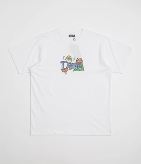 Street Ready Dime Classic Fuzzy T-Shirt - White