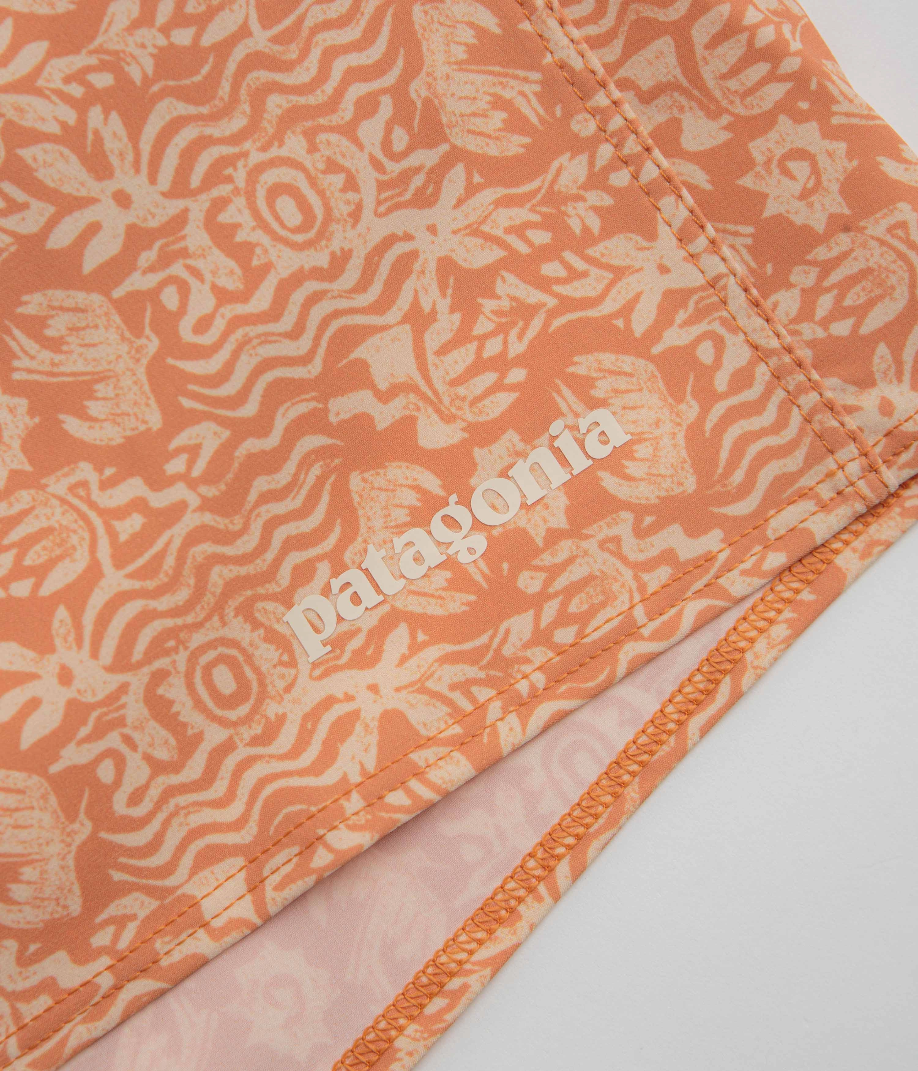 Patagonia Hydropeak Volley 16" Shorts - Mountain Breeze: Sunset Orange Cooling Effect