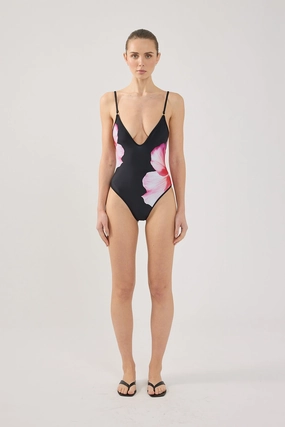 Comfort Wear Perfect Stranger Zimi Flower One Piece Black