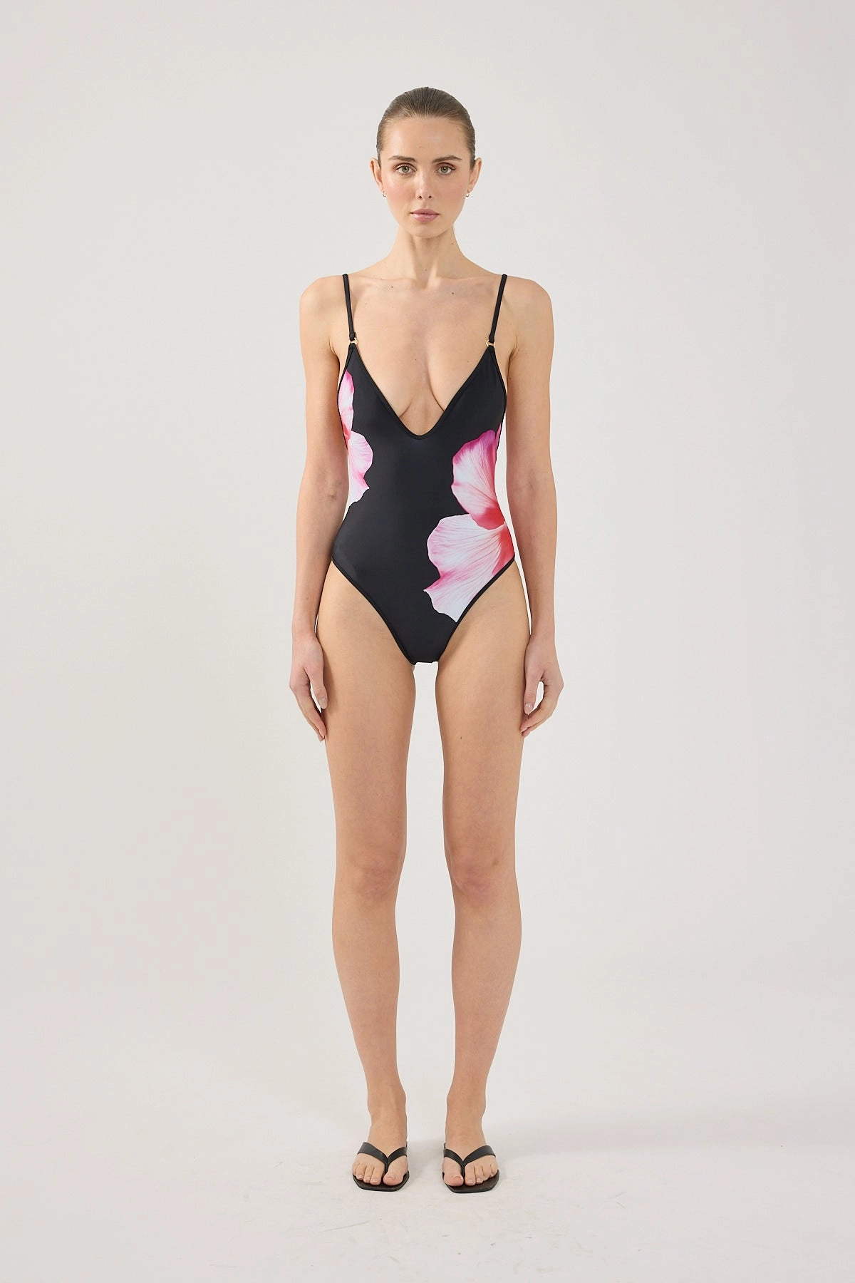 Comfort Wear Perfect Stranger Zimi Flower One Piece Black