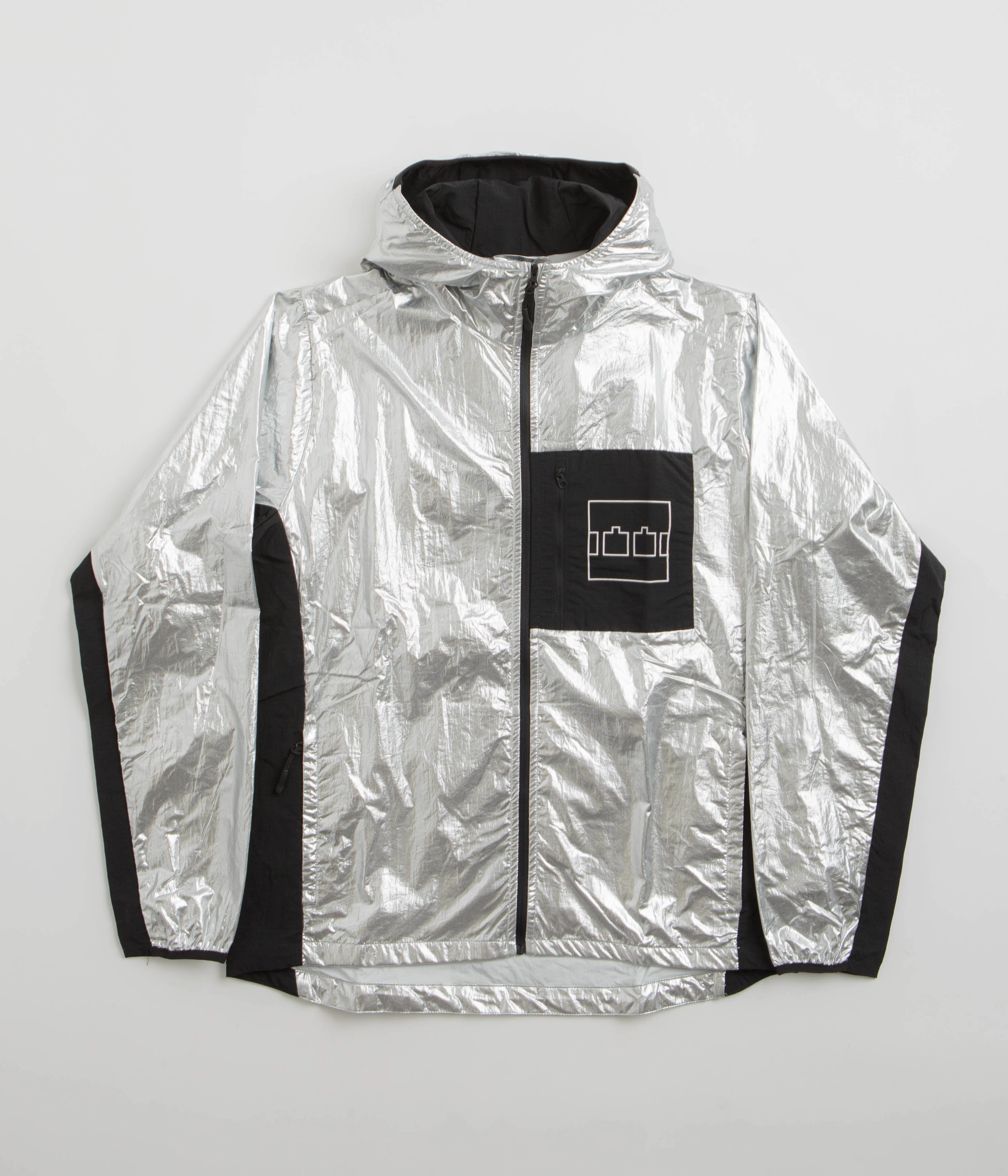 The Trilogy Tapes Lightweight Jacket - Silver wrinkle free