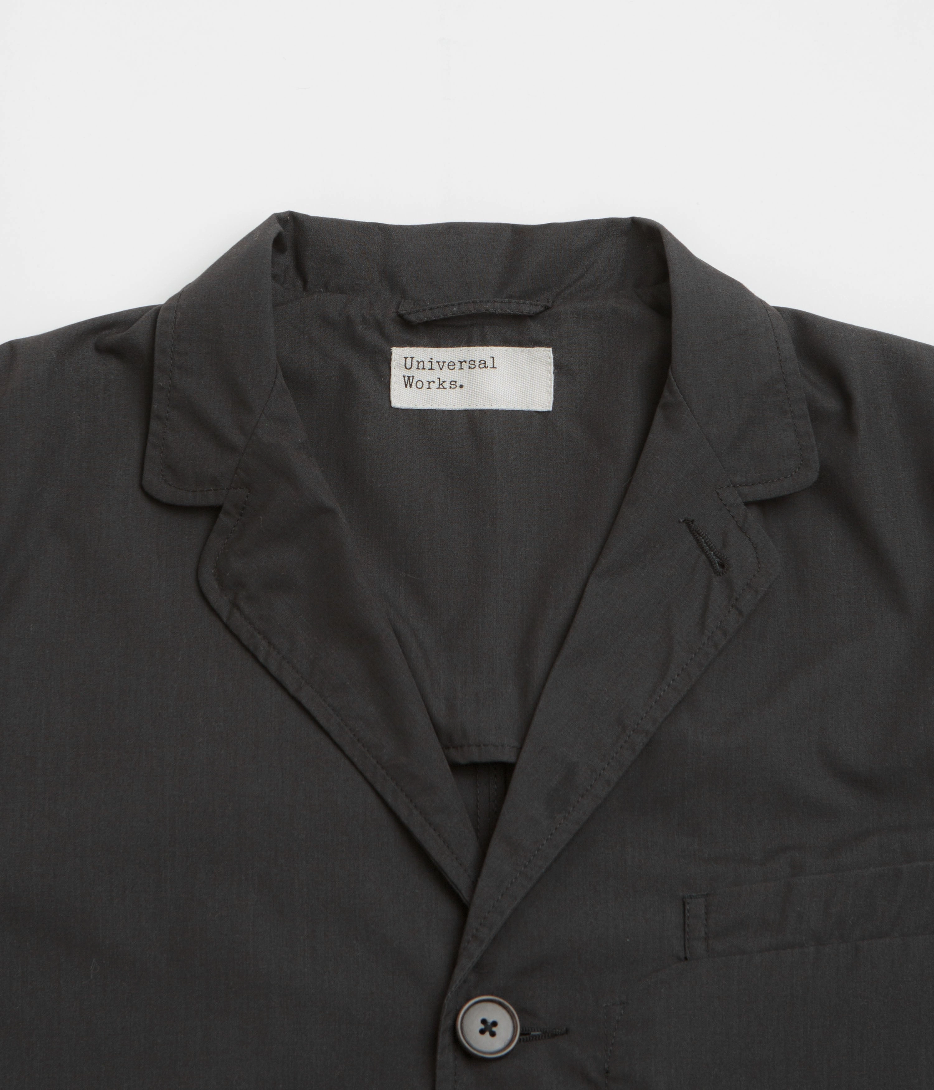 Weatherproof Barrier Reinforced Hems Universal Works Capitol Jacket - Black