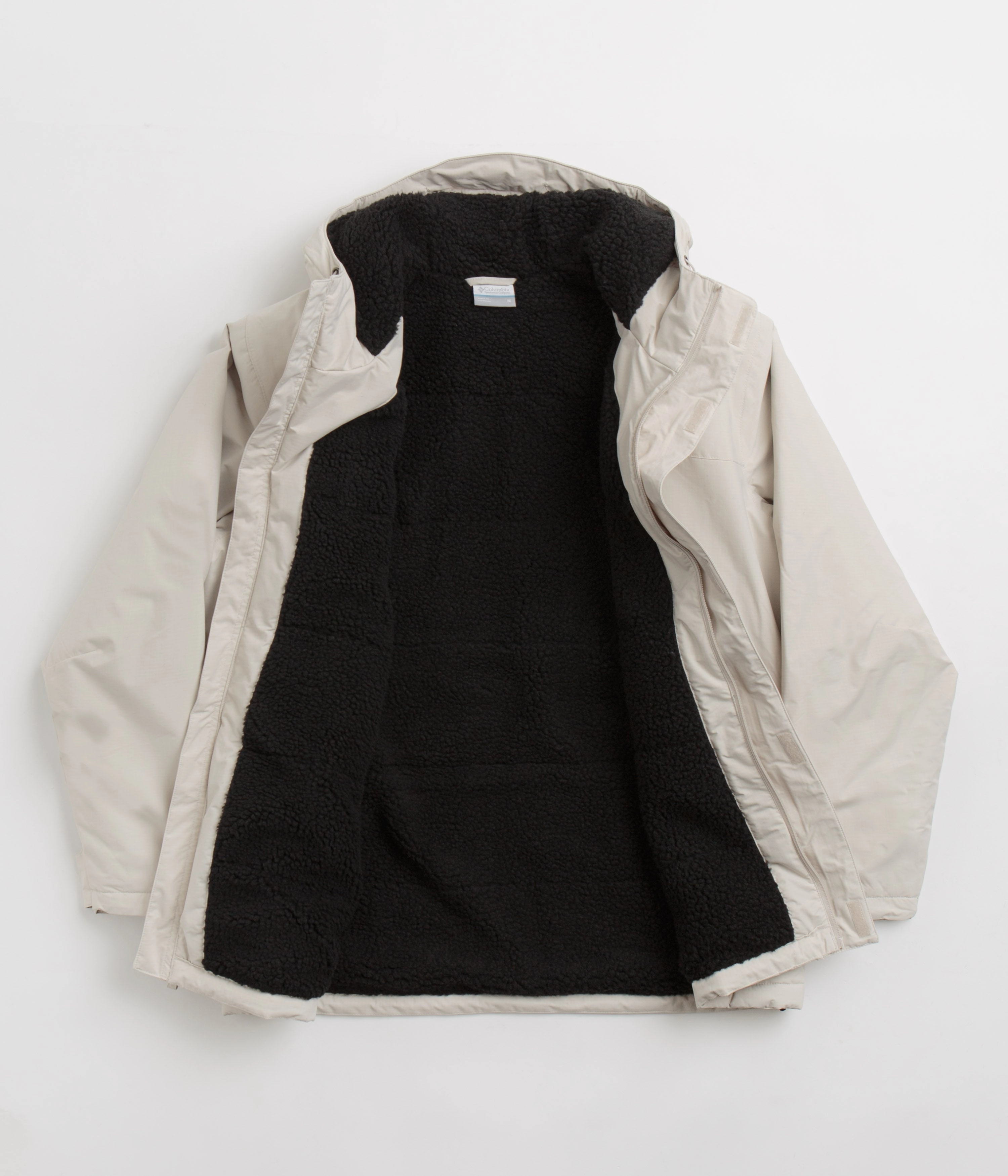 Elegant Evening Columbia Landroamer Sherpa Lined Jacket - Dark Stone