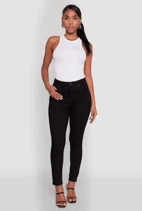 WAX Basic High Waisted Skinny Jeans Fashion Lover Minimalist