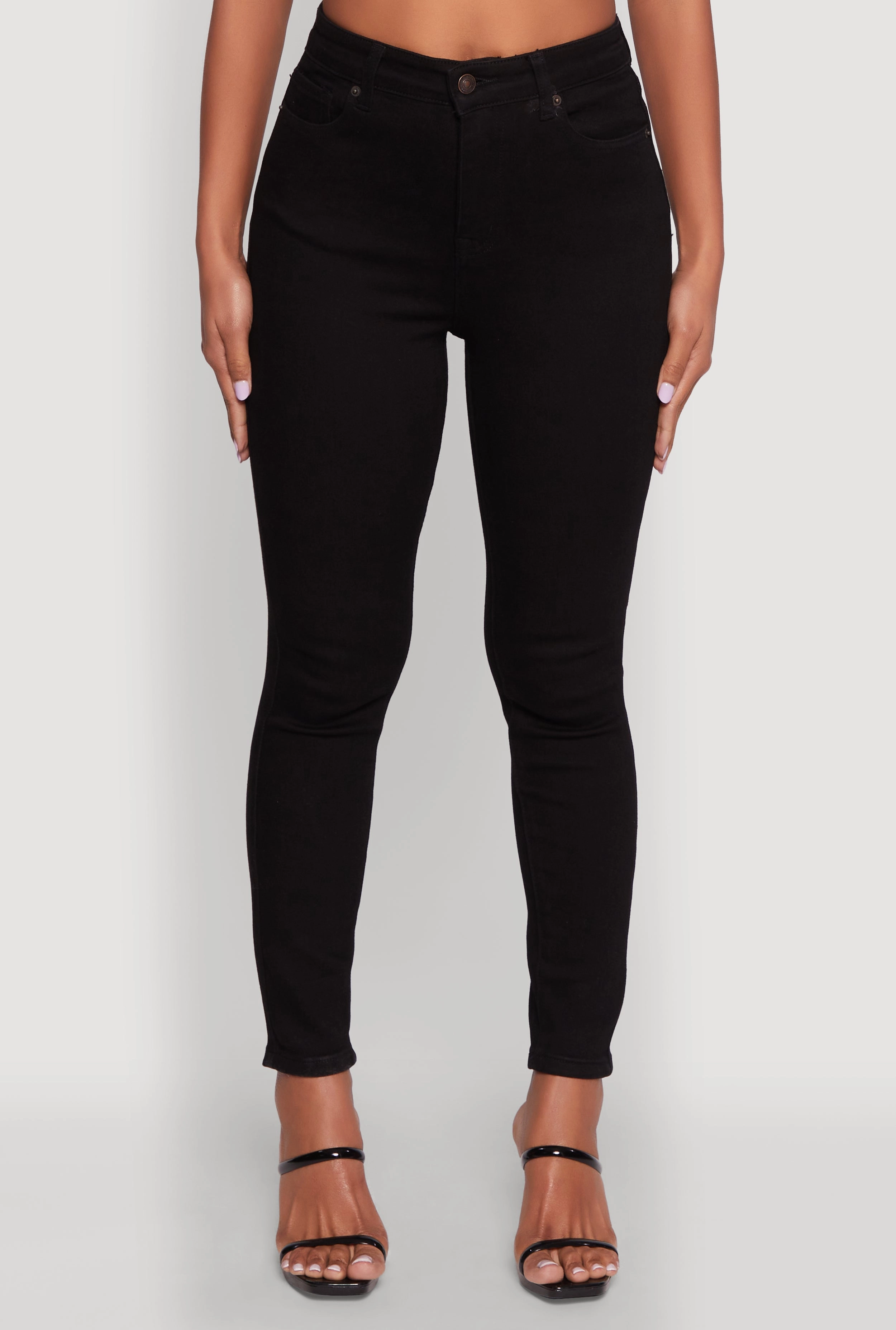 WAX Basic High Waisted Skinny Jeans Effortless Layer Grab And Go