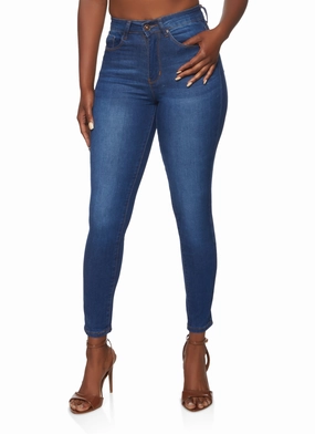 Foundation Wear Stylish Casual Evening Stroll WAX Basic Skinny Jeans