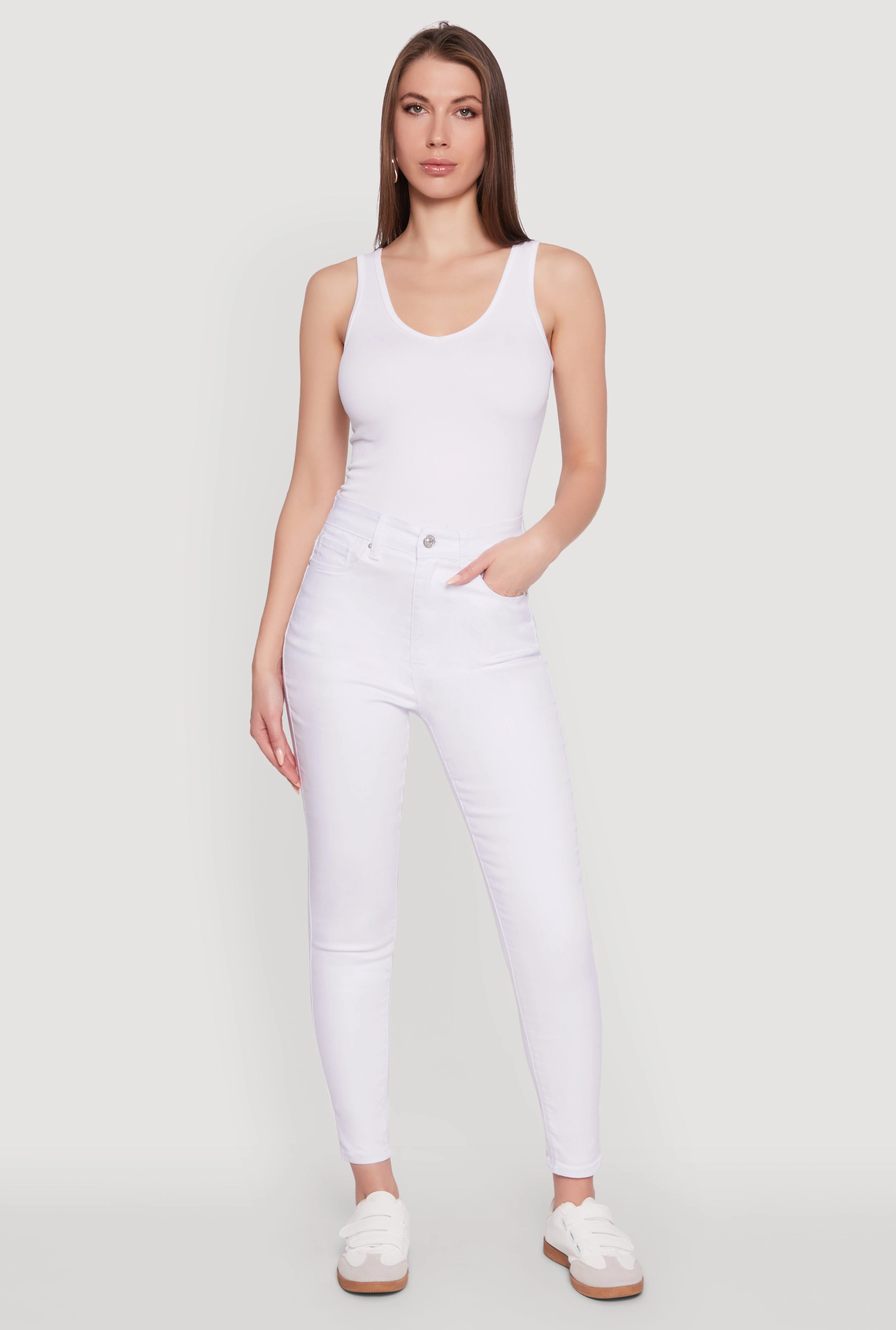 WAX Basic Skinny Jeans Travel Style Smart Utility