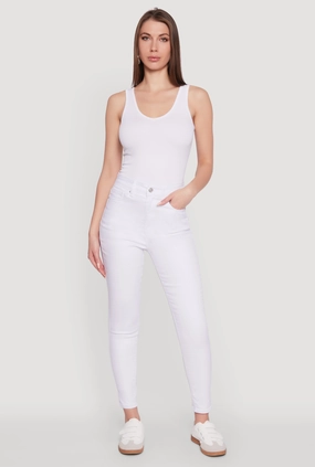 WAX Basic Skinny Jeans Travel Style Smart Utility