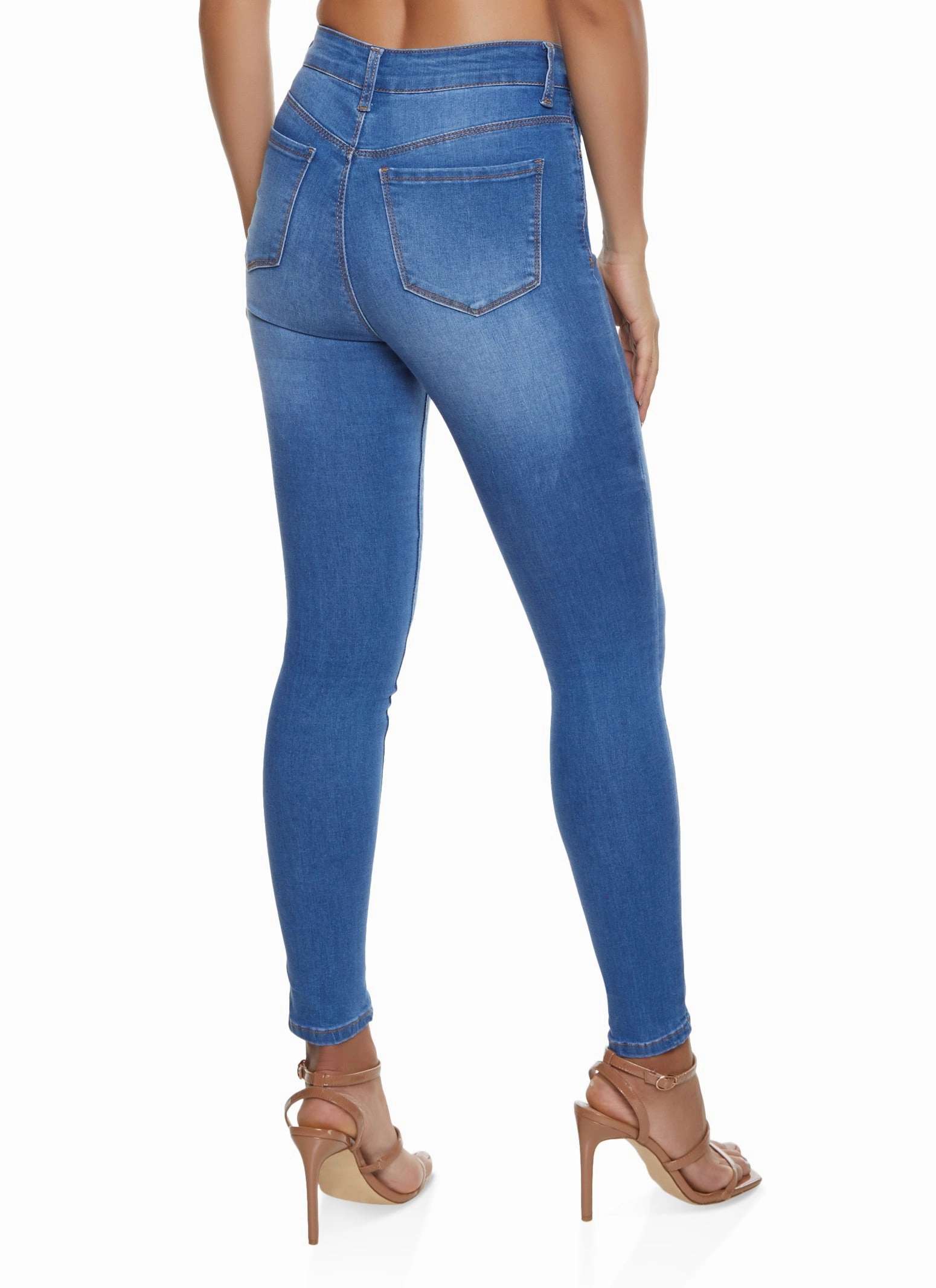 Responsible Denim Production Couple Look Work Ready WAX Basic Skinny Jeans