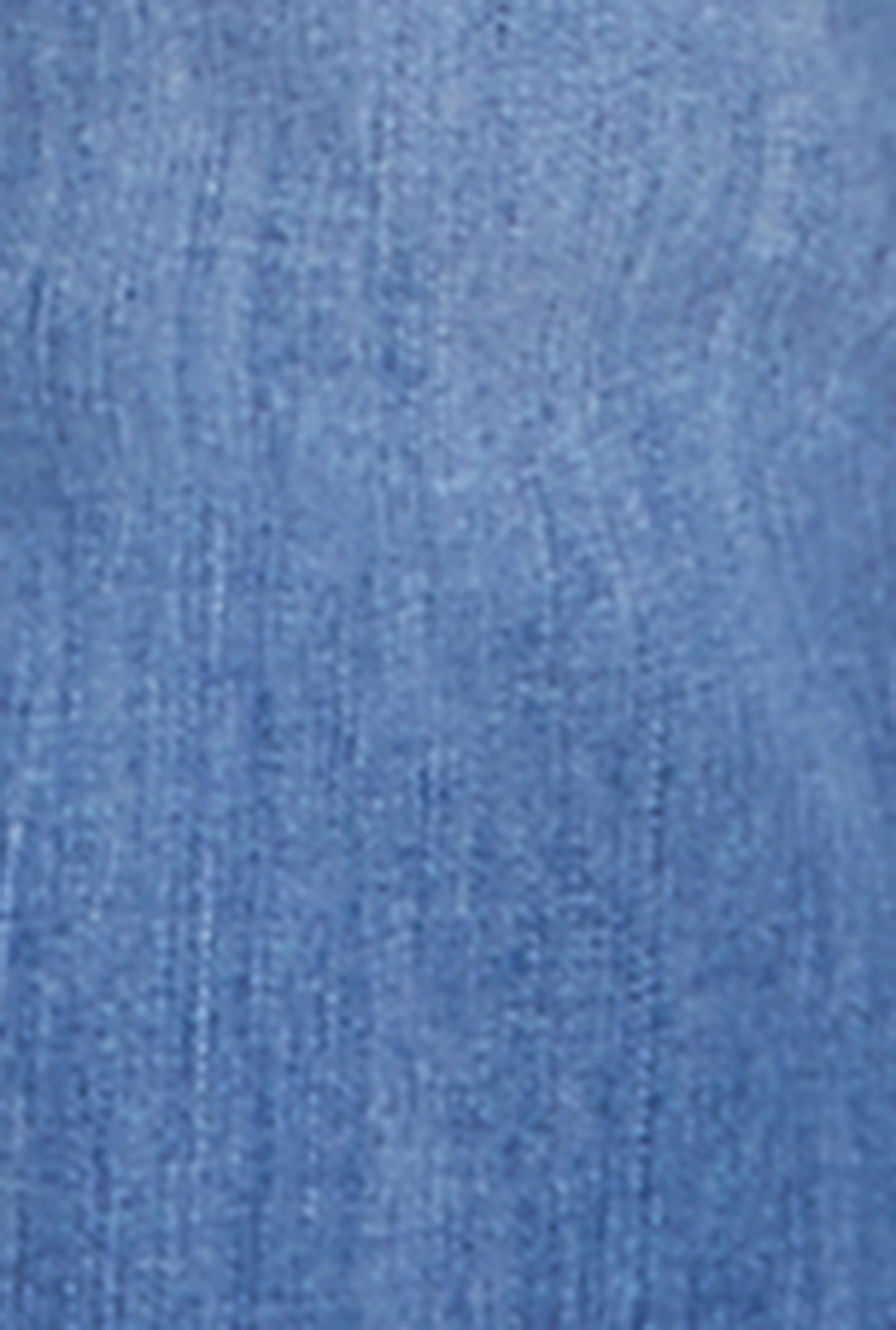 Anti Static Material Blend WAX Frayed Detail Straight Leg Jeans