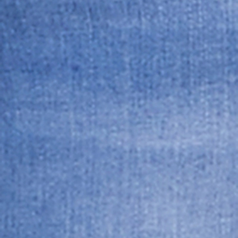 Distressed Details Straight Leg Design WAX Mid Rise Distressed Jeans