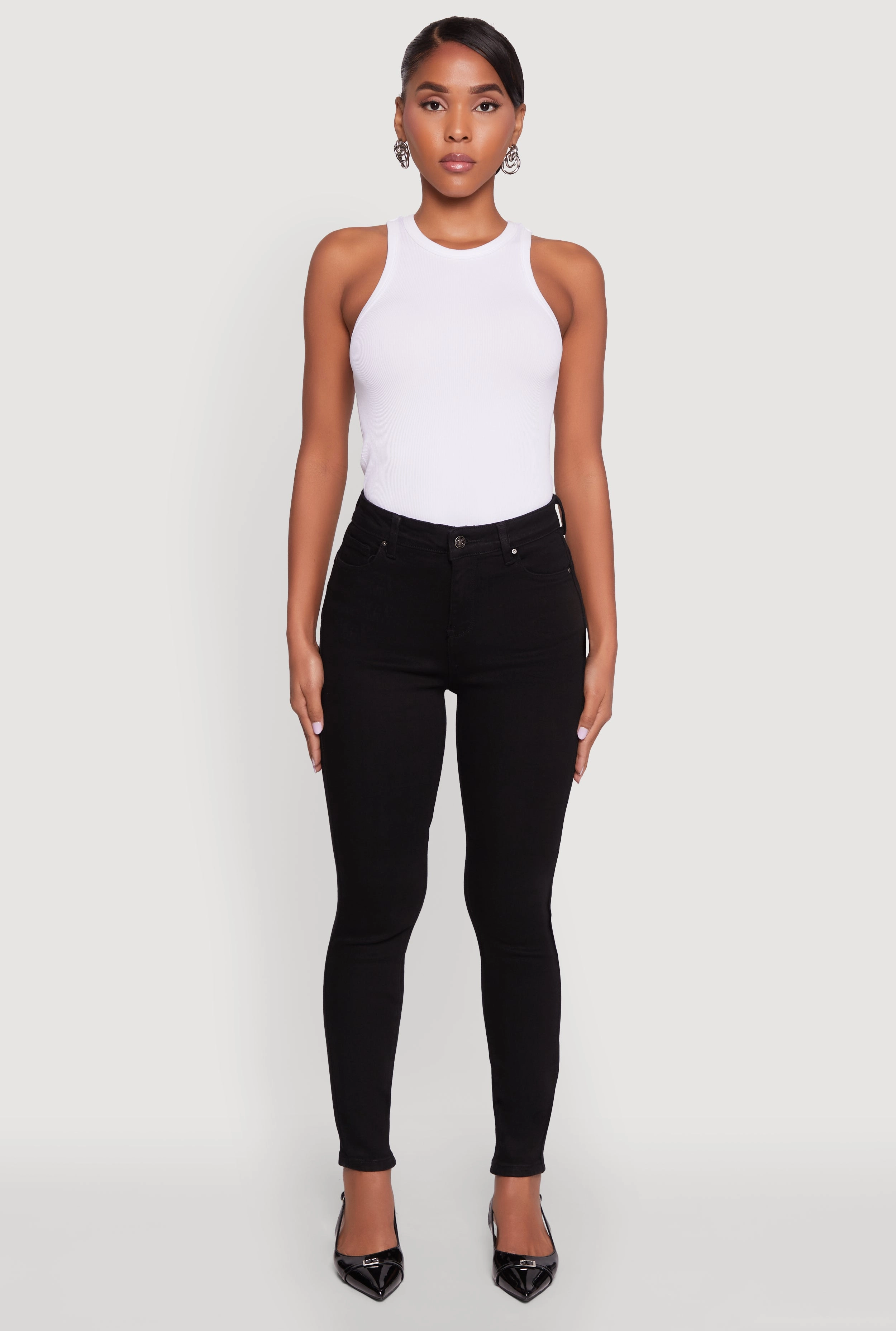 WAX Push Up High Rise Skinny Jeans Traveler Gear Brunch Outfit Casual Friday
