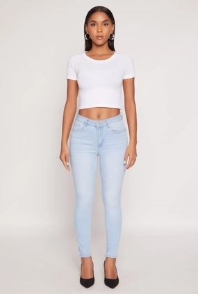 Seasonal piece WAX Stretch High Waisted Skinny Jeans