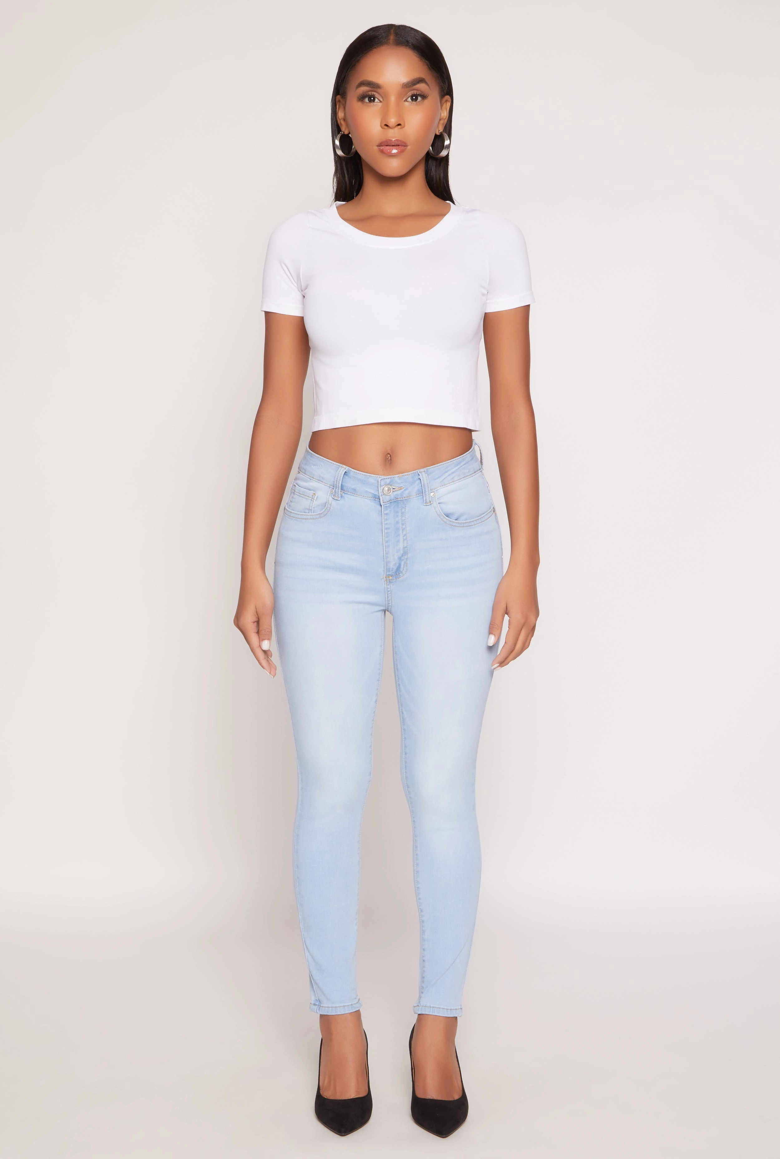 Seasonal piece WAX Stretch High Waisted Skinny Jeans
