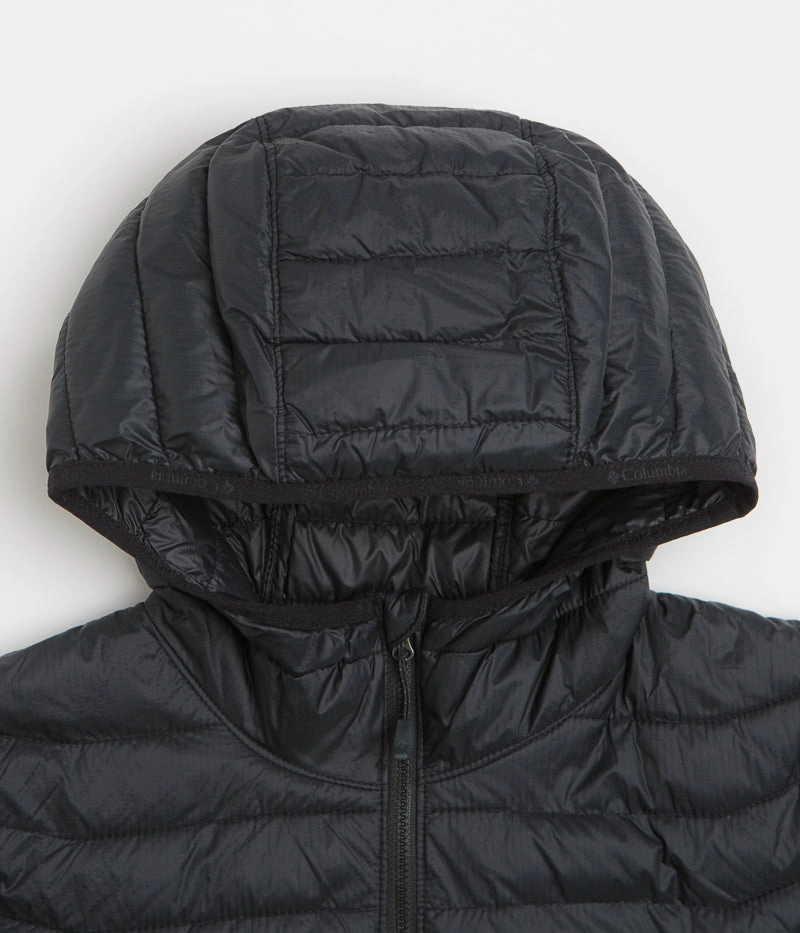 Columbia Powder Pass Hybrid Hooded Jacket - Black High End Look