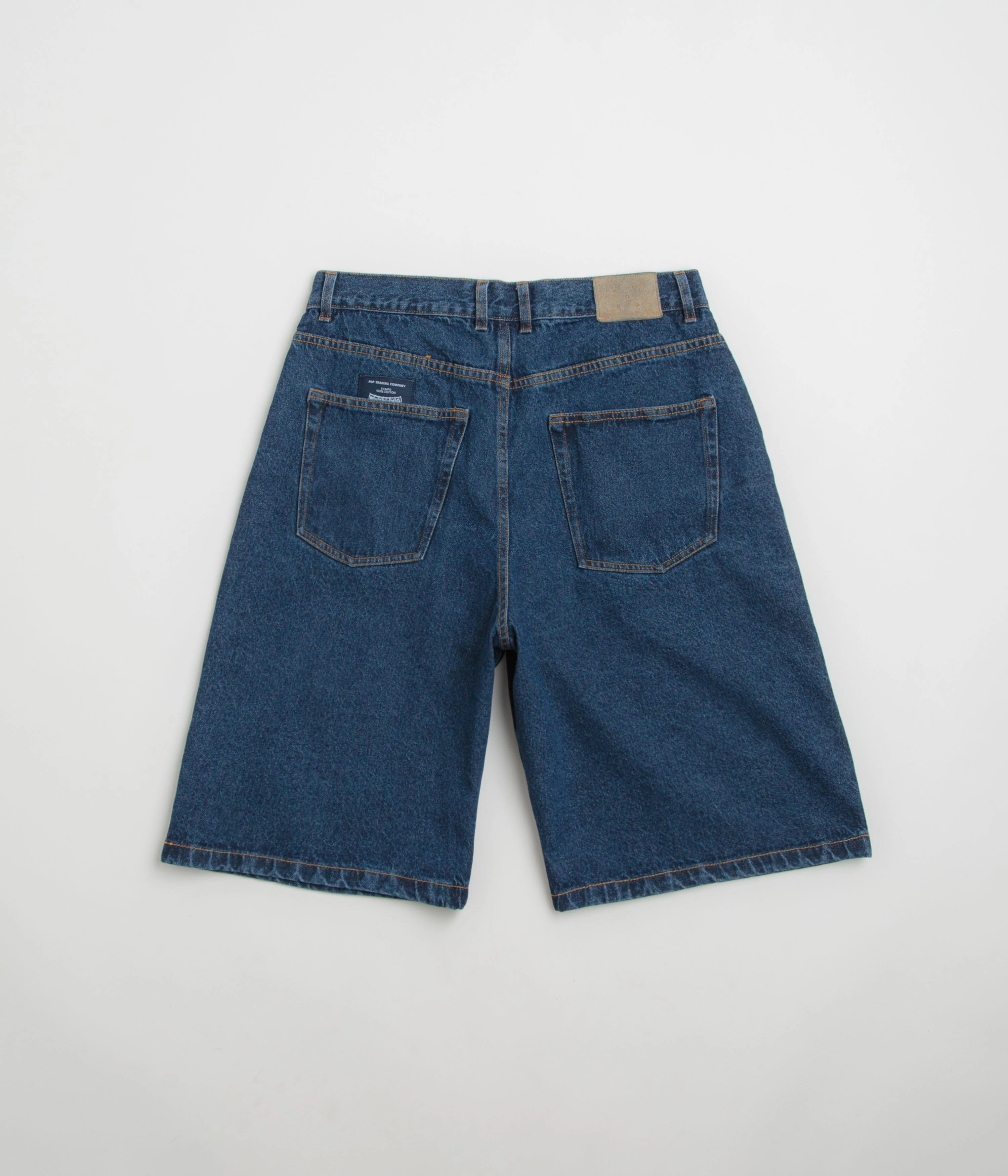 Pop Trading Company DRS Denim Shorts - Rinsed Denim transportation industry Layered Protection System