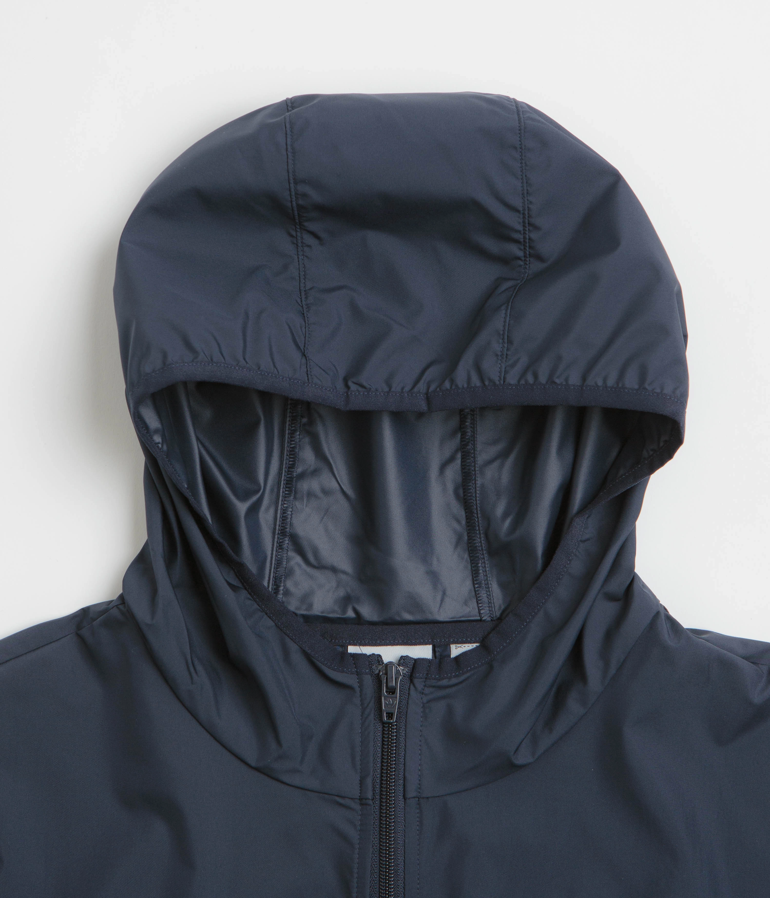 Adidas Skateboarding Windbreaker Jacket - Legend Ink / White Weatherproof Seams AntiStaticLayer