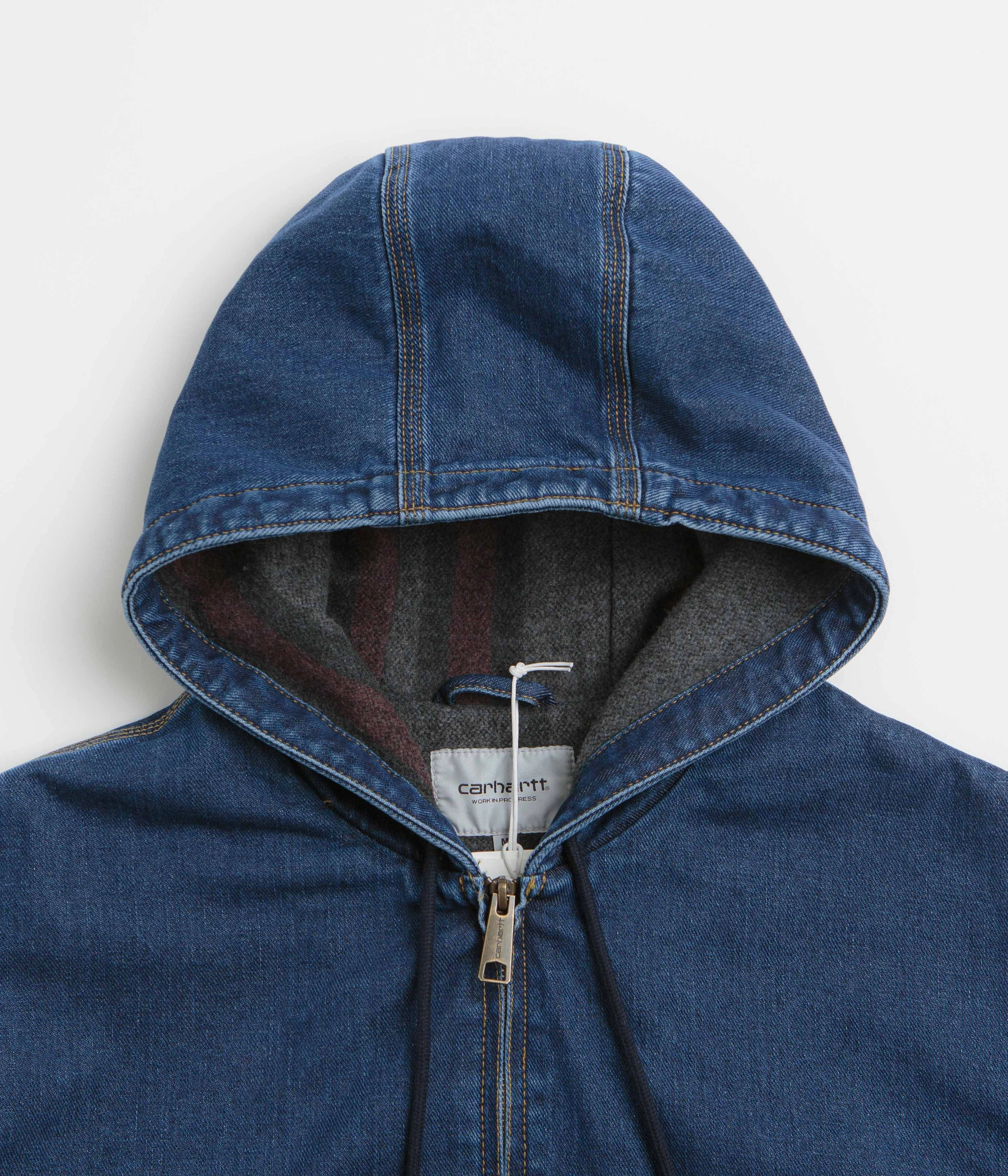 Carhartt OG Active Jacket - Blue Stone Washed Compact Packable Feature Softshell Coating