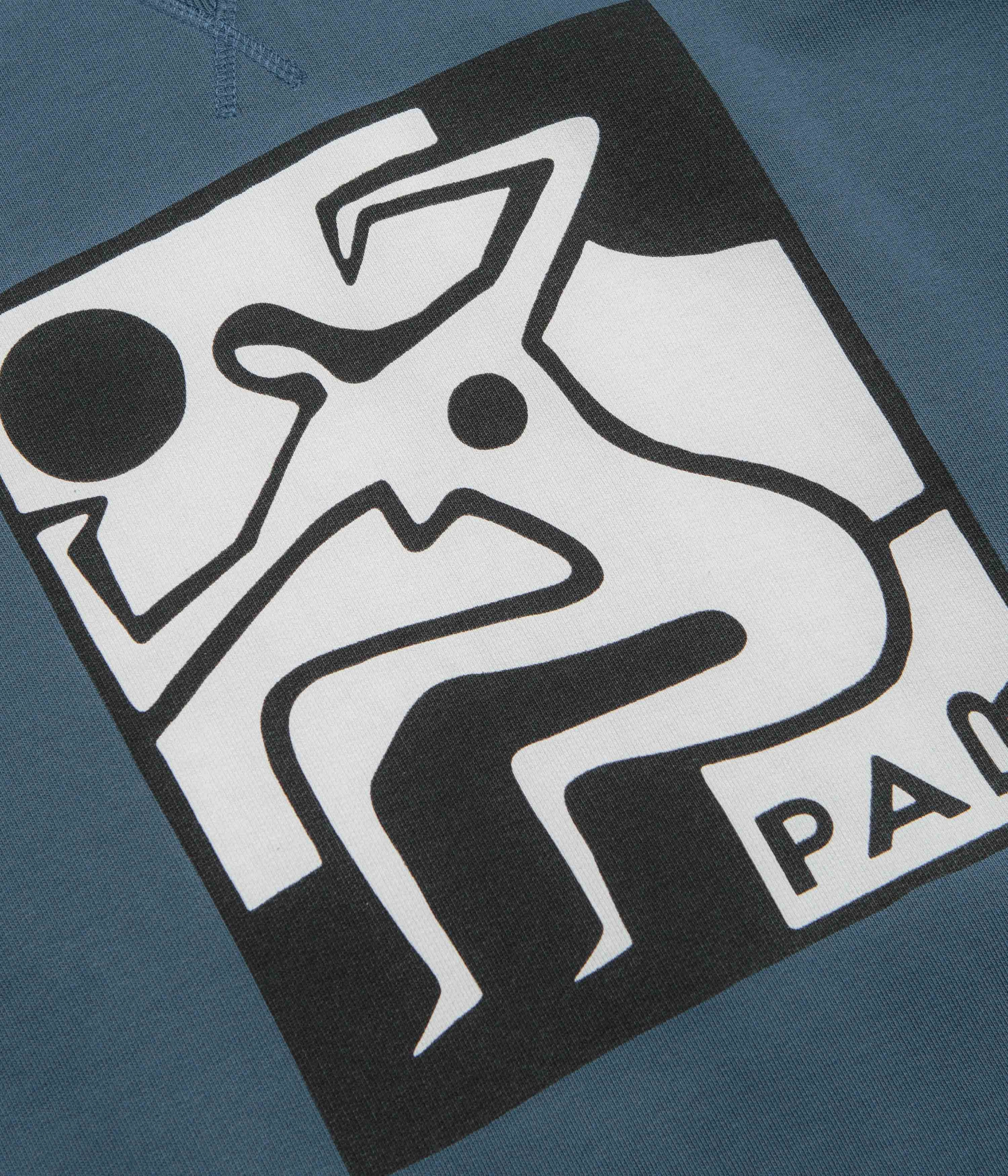 by Parra Ball Sports Crewneck Sweatshirt - Dark Blue Soft Touch Texture Casual Comfort