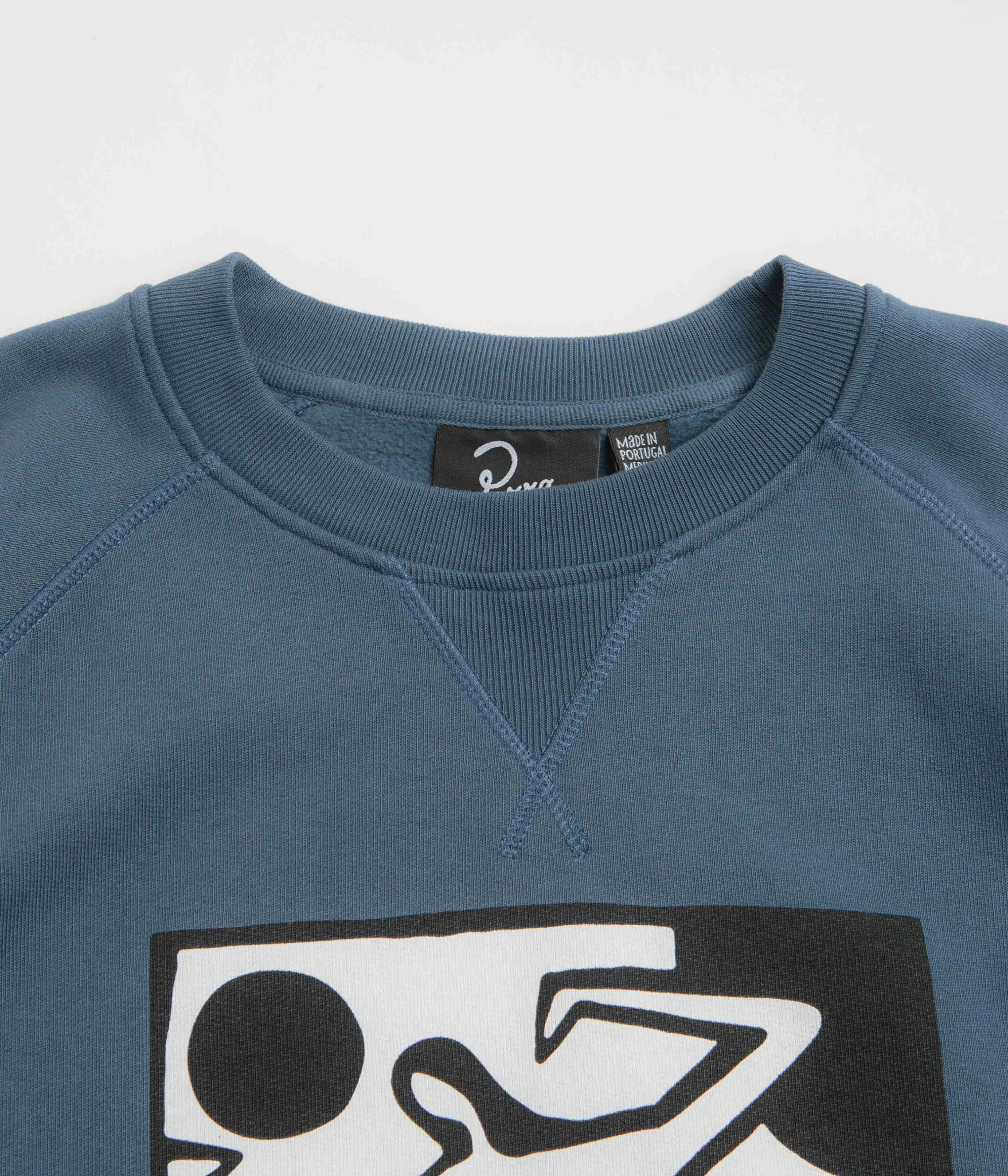Effortless Layering by Parra Ball Sports Crewneck Sweatshirt - Dark Blue