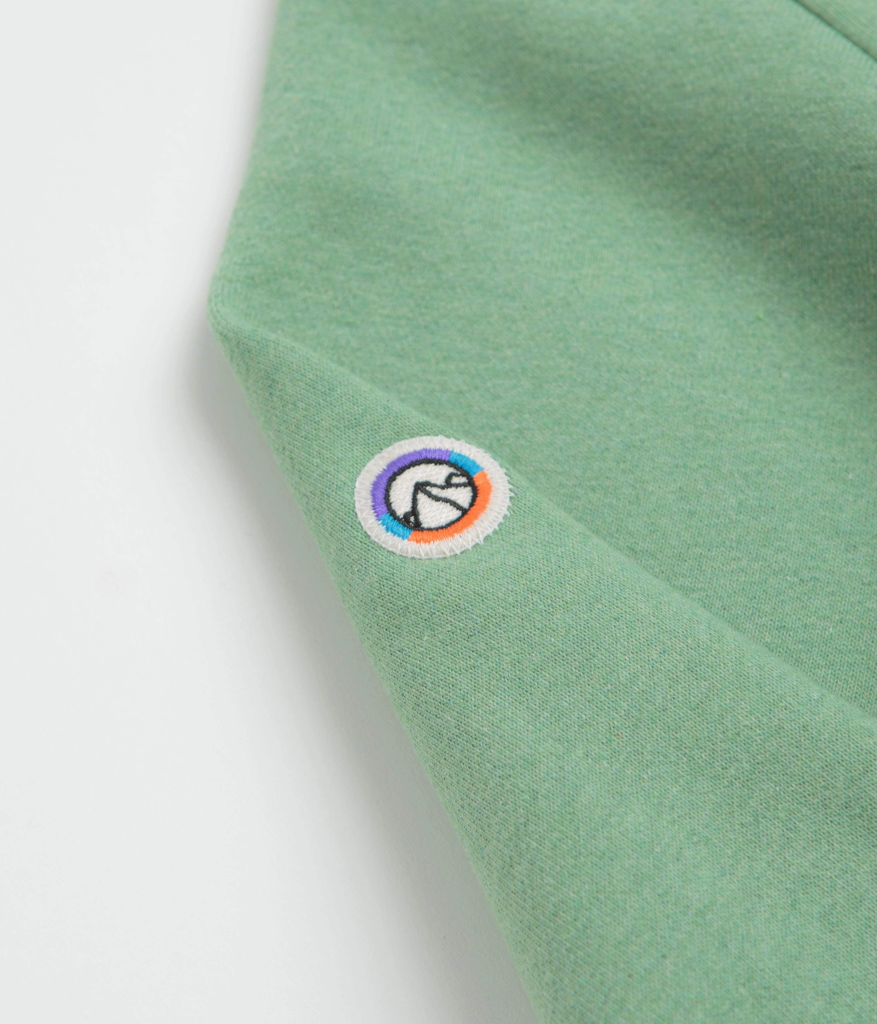 Patagonia Fitz Roy Icon Uprisal Crewneck Sweatshirt - Ellwood Green Adjustable drawstring