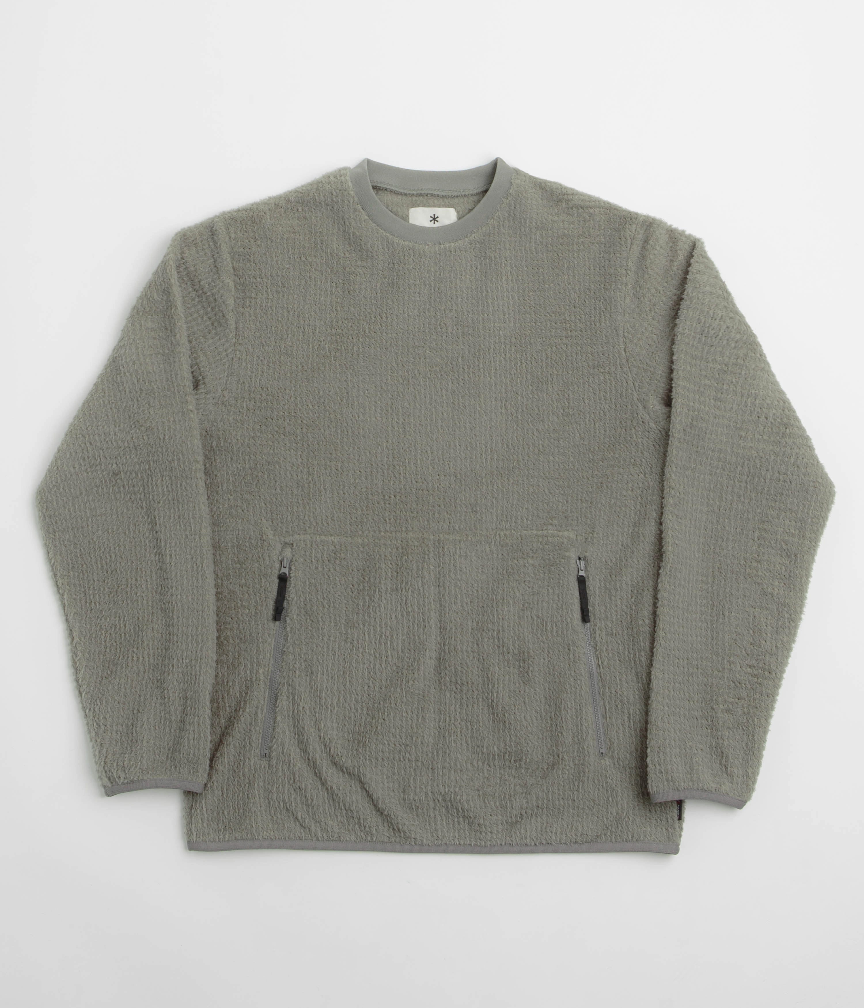 Warm Wardrobe Comfort Layer Snow Peak Thermo Control Sweatshirt - Grey