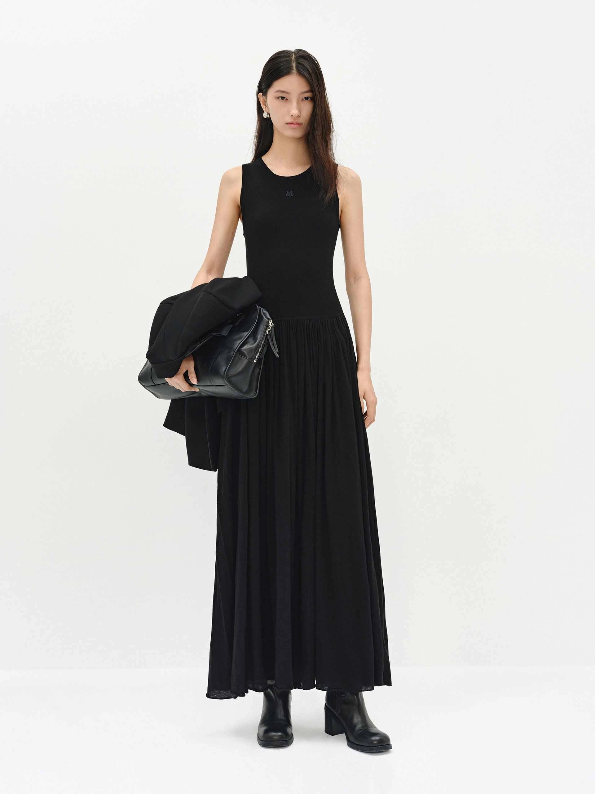 Farm Scene Wool Blend Tank Dress