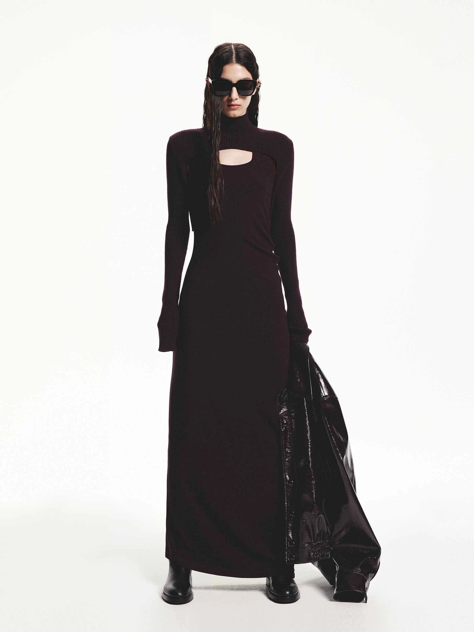 Wool Maxi Tank Dress Set Spring Style Poised Vibe