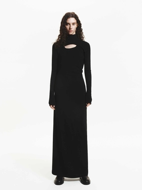 Calm Aesthetic Wool Maxi Tank Dress Set