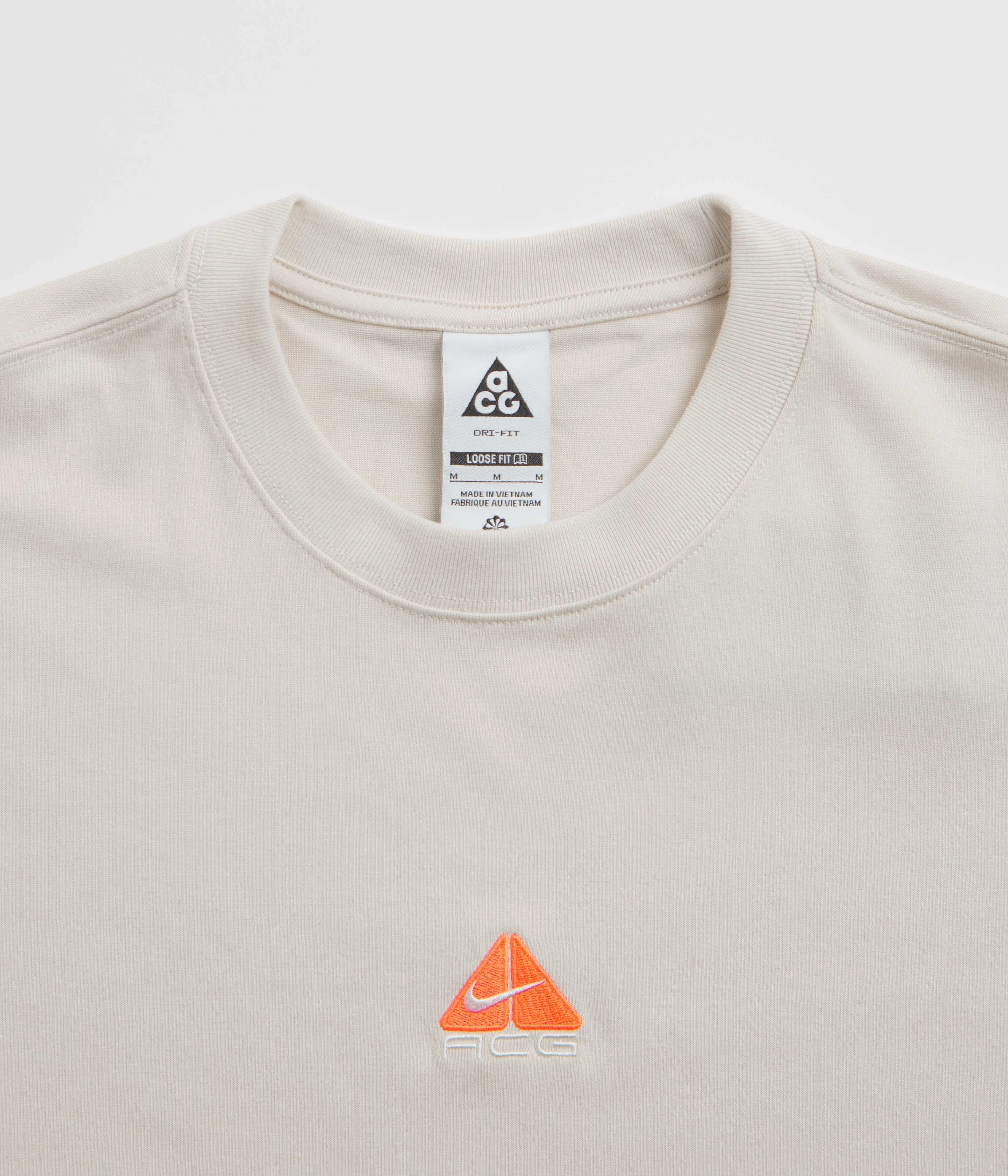 Nike ACG Lungs T-Shirt - Light Orewood Brown Hypoallergenic Textile Organic Cotton