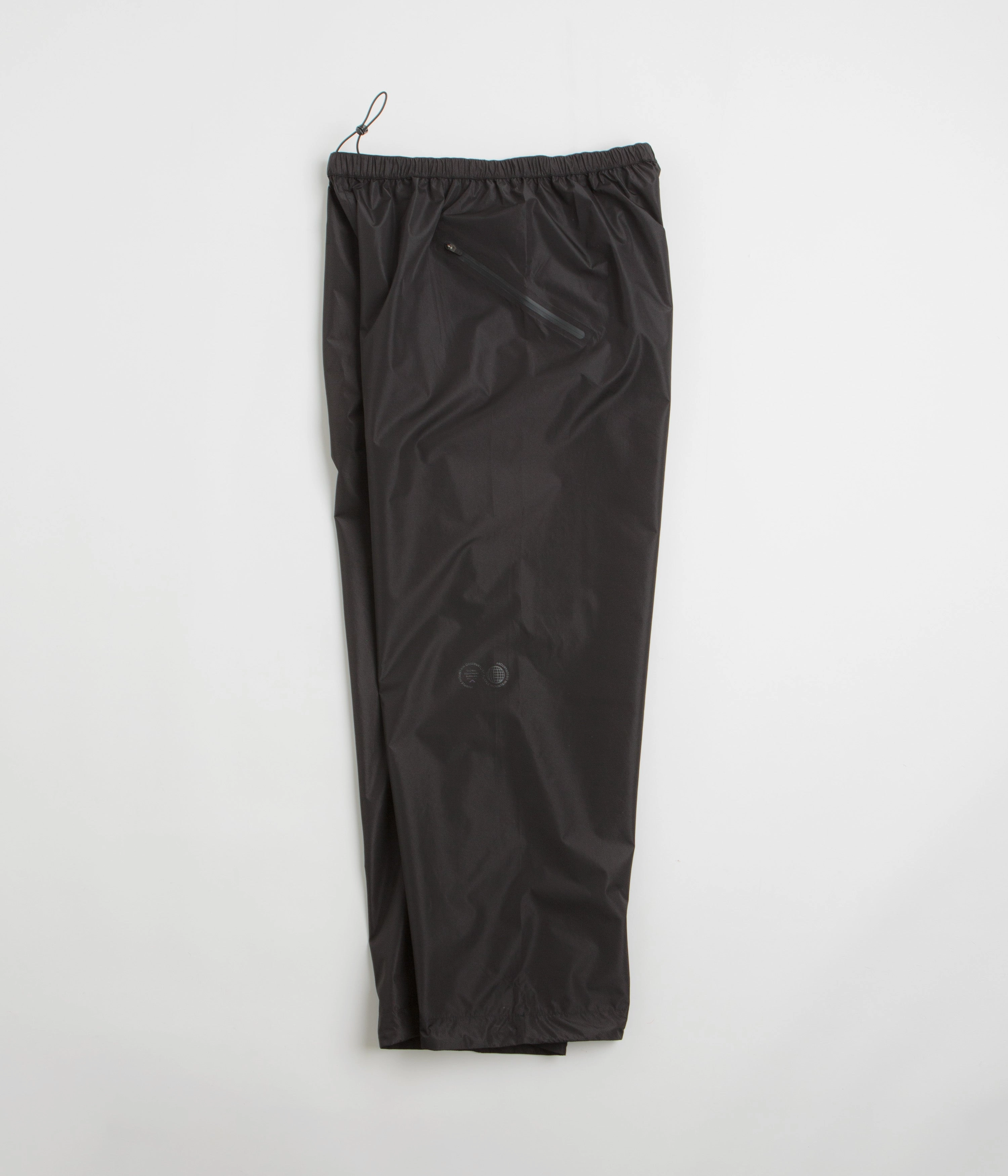 Purple Mountain Observatory Deluge Waterproof Over Pants - Black PermeableCloth Elastic Fit